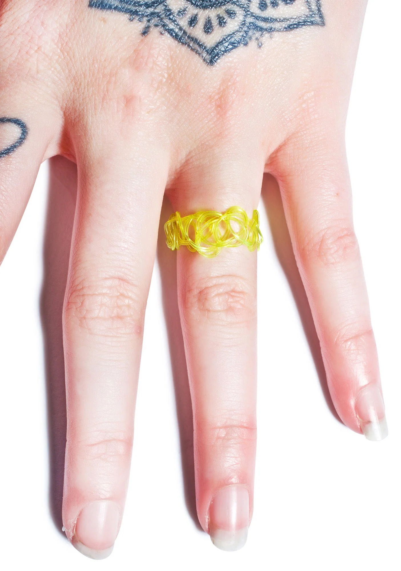 Vending Machine Tattoo Ring - Light Blue - Image 12