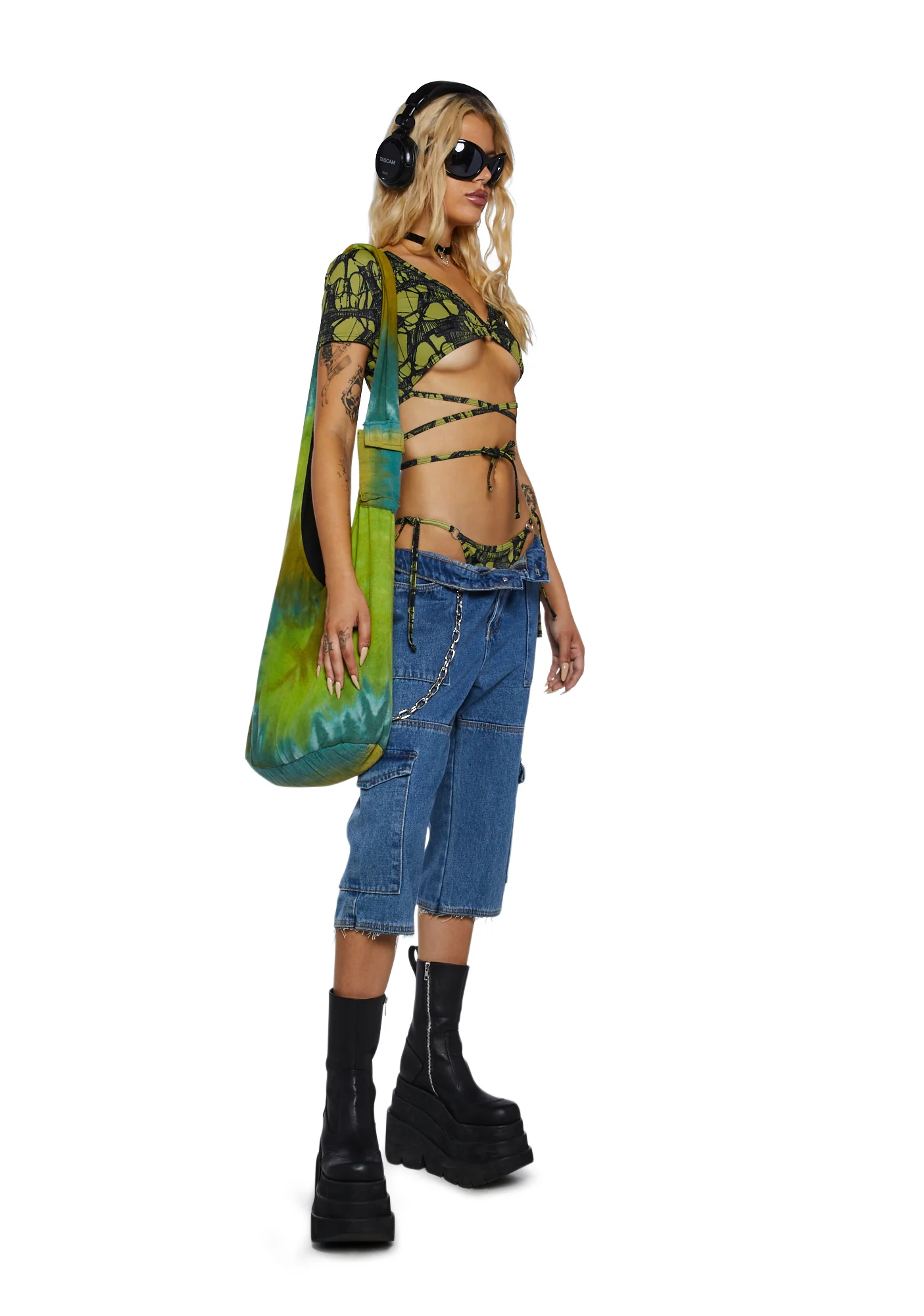 Venom T-Shirt Bikini Top - Image 2