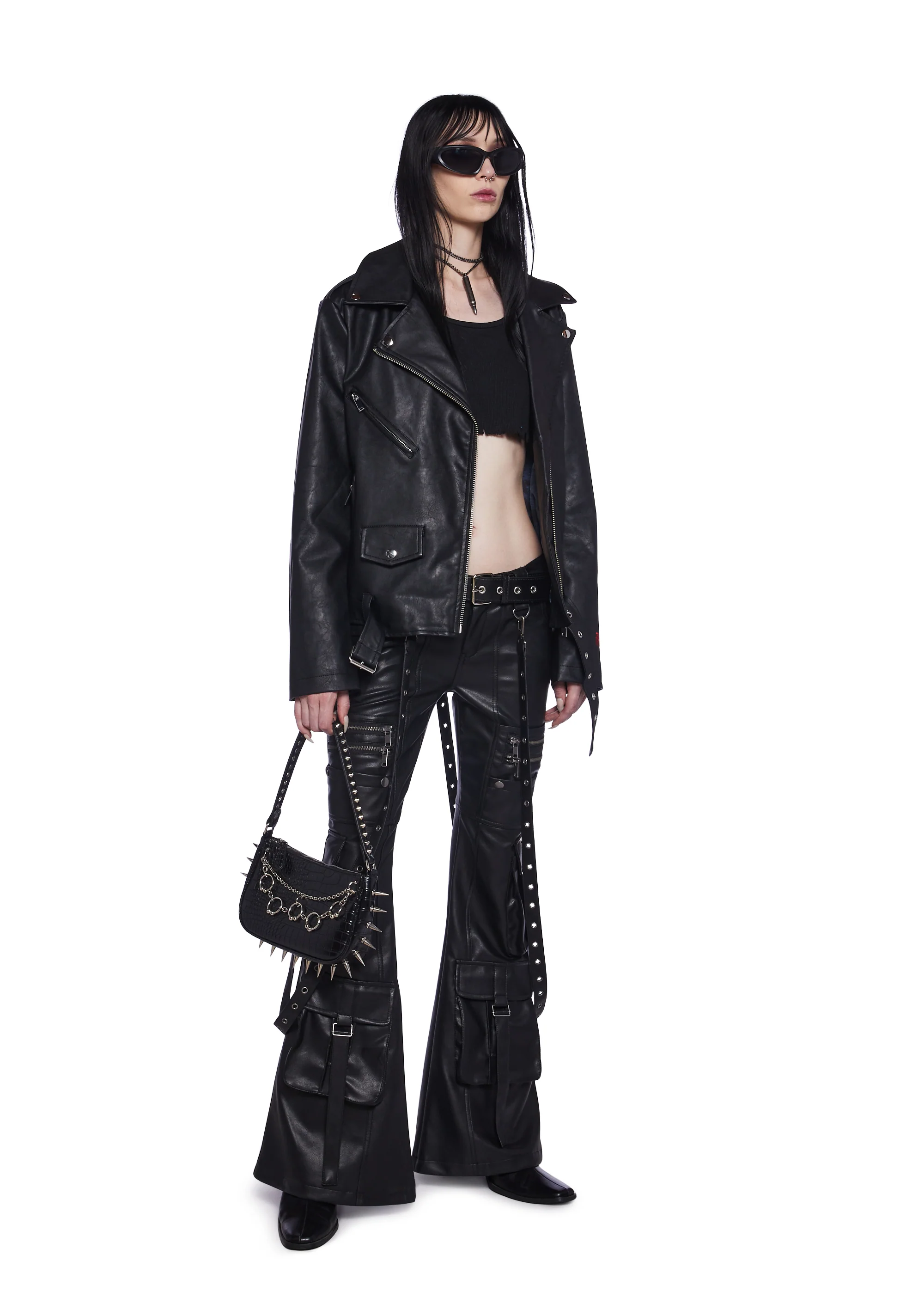 Vile Voorhees Oversized Moto Jacket - Image 5