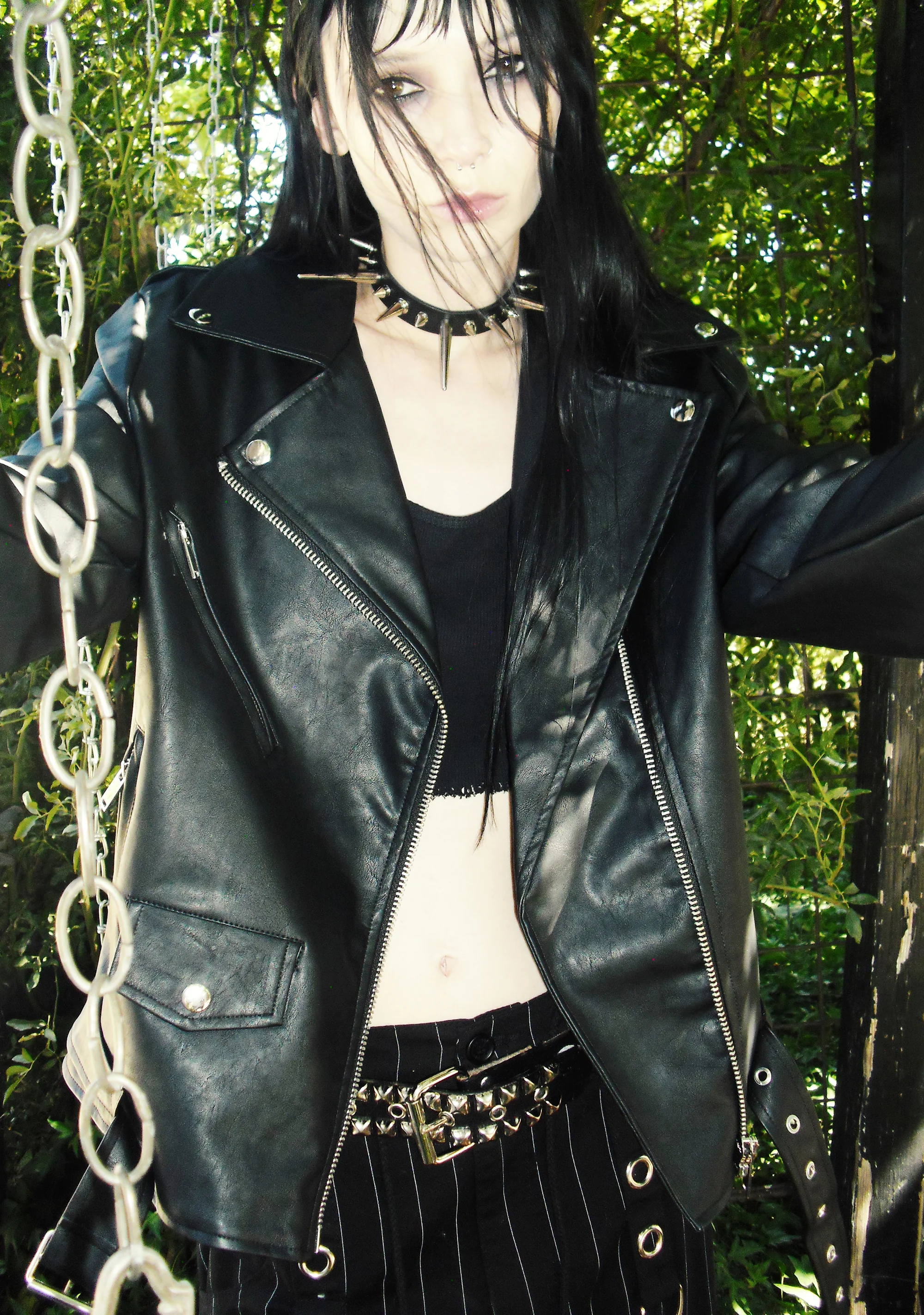 Vile Voorhees Oversized Moto Jacket - Image 6