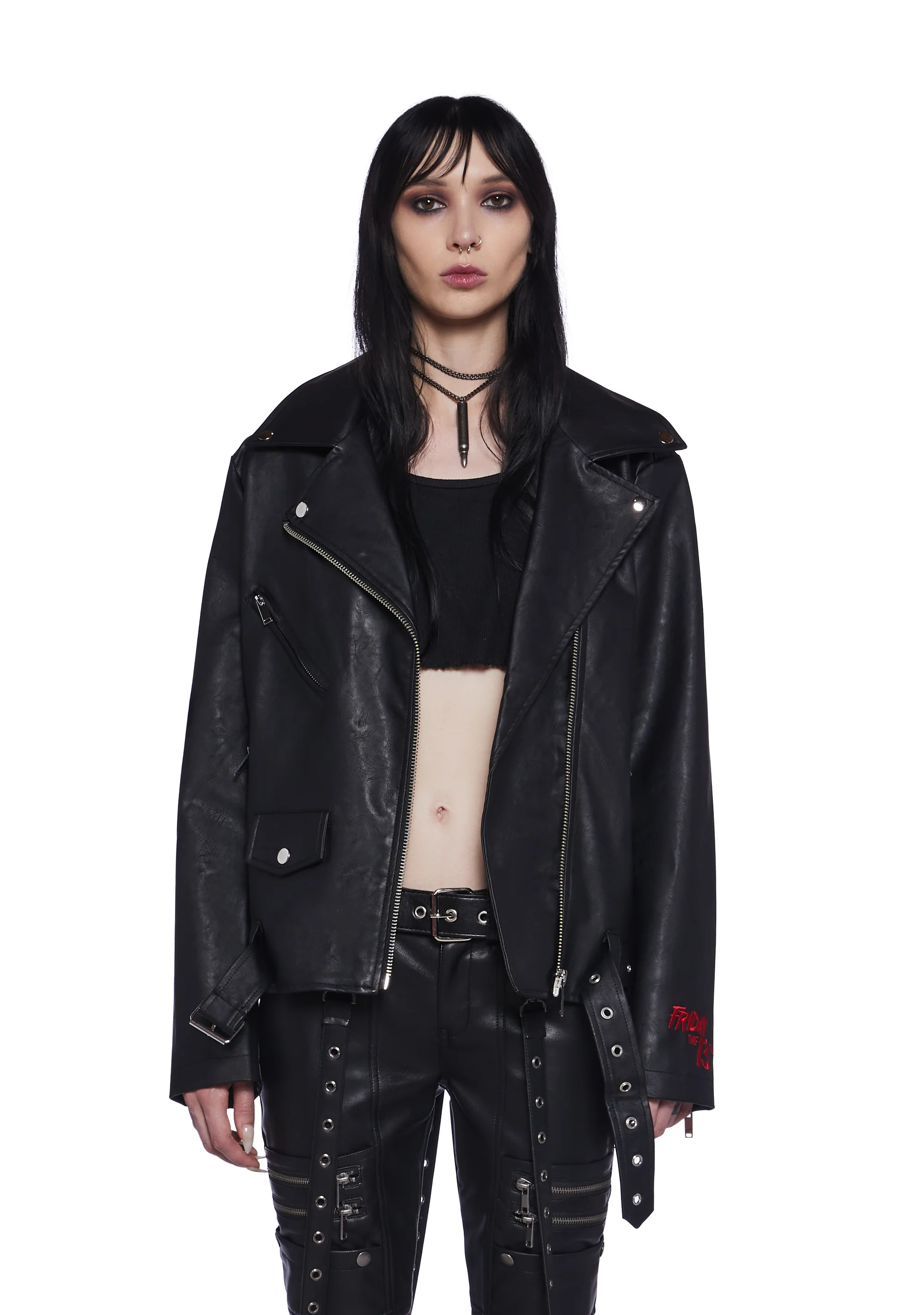 Vile Voorhees Oversized Moto Jacket - Image 8