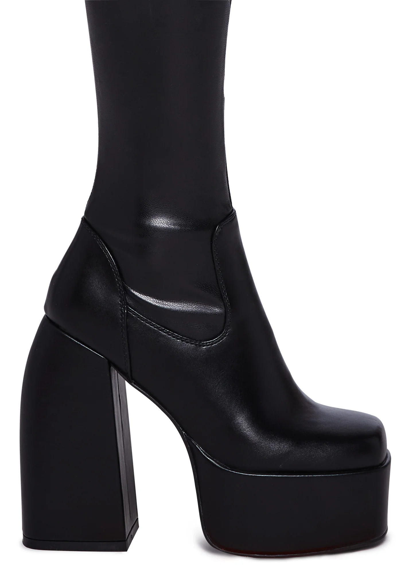 Vilma Thigh High Platform Boots - Image 2