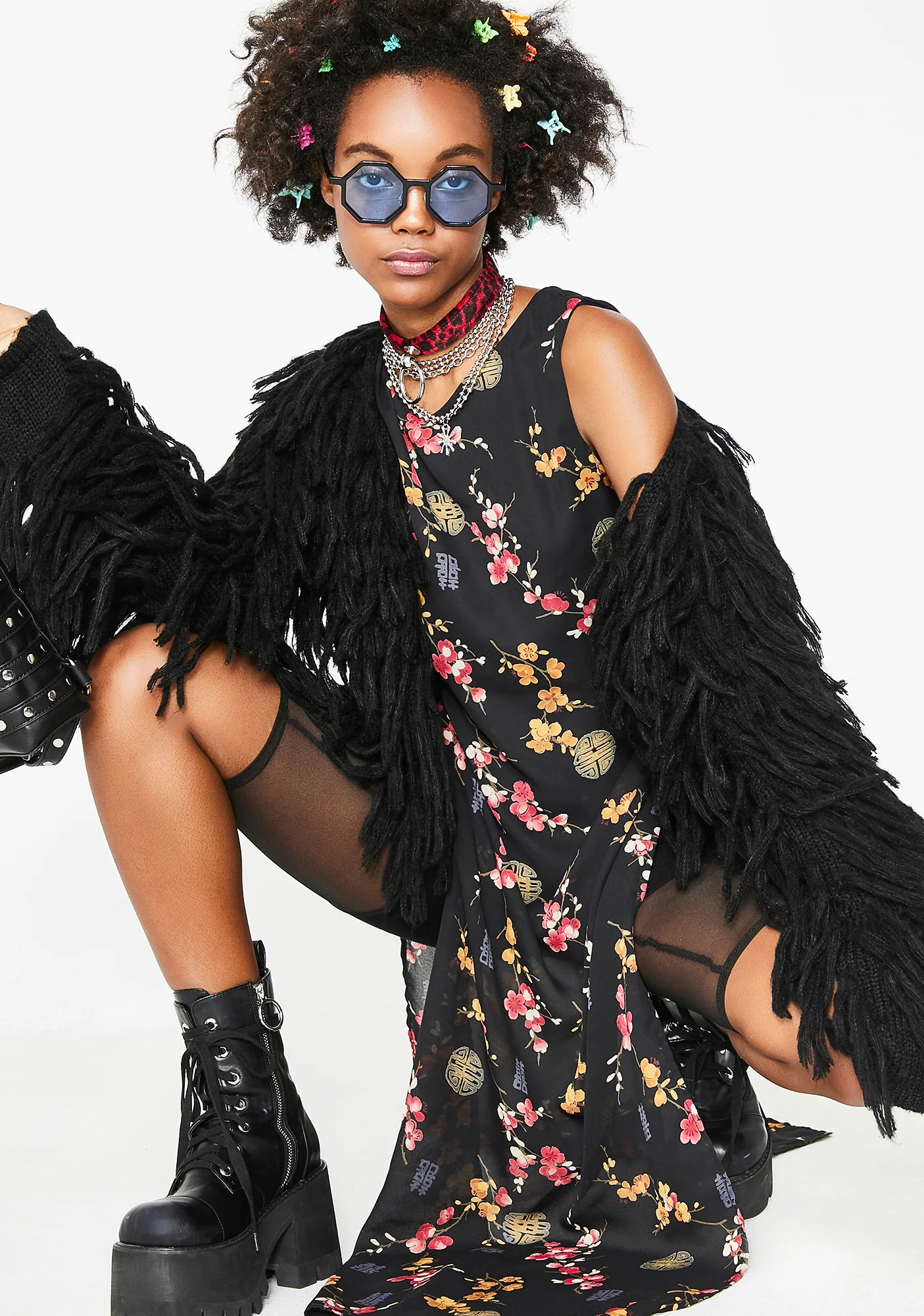 Vintage 00s Floral Dress - Image 2