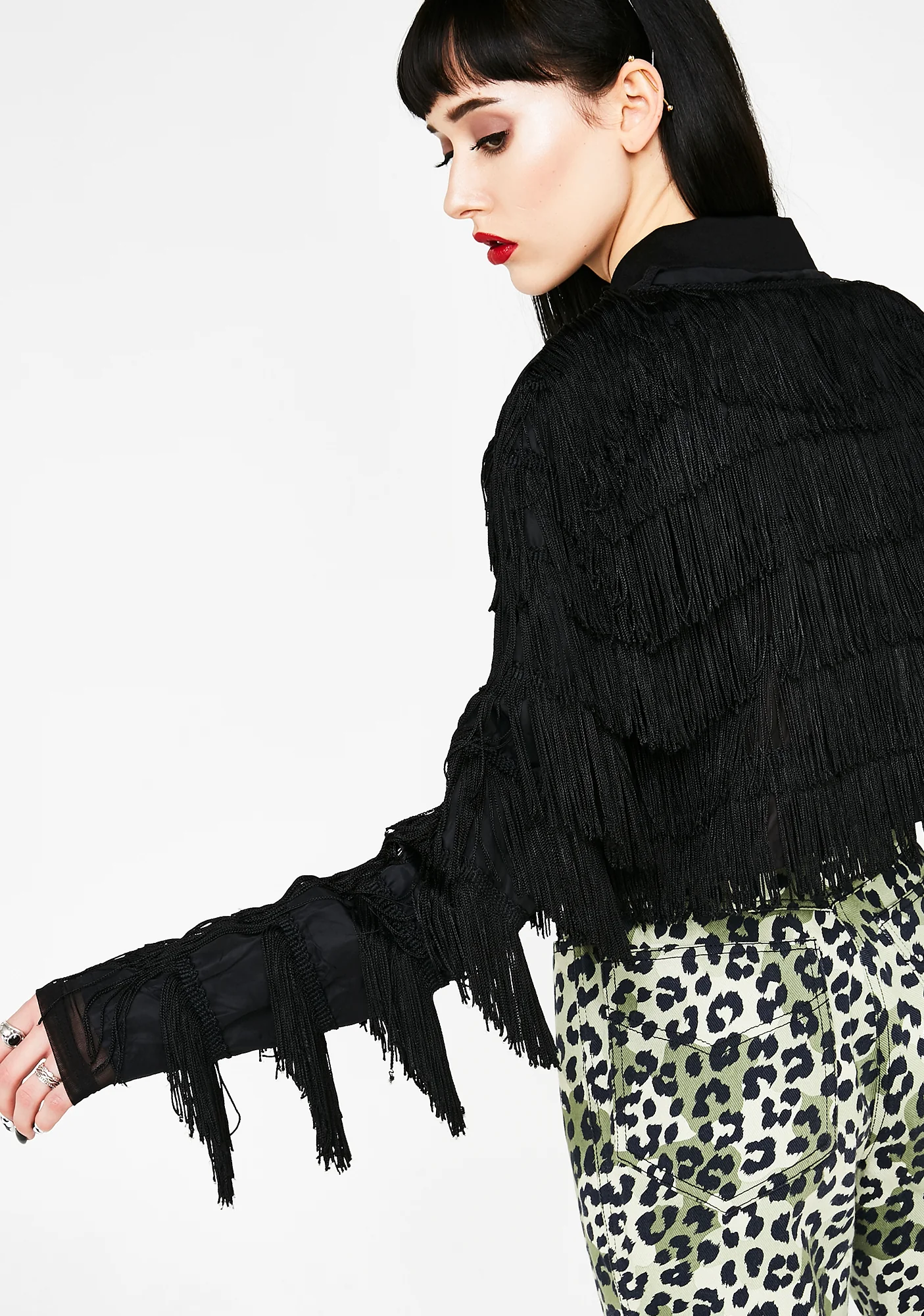 Vintage 80s Fringe Jacket - Image 3