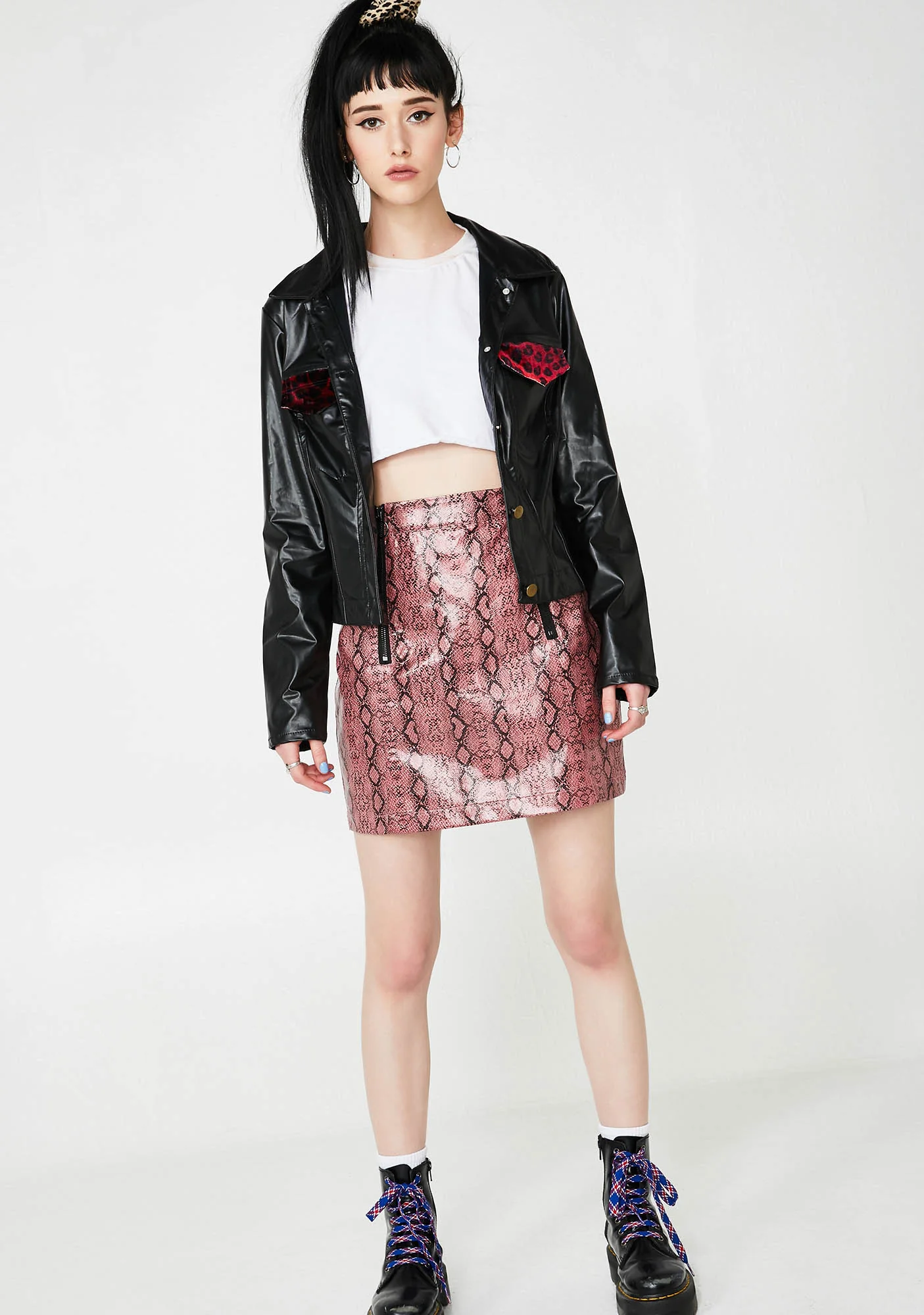Vintage 90s Leopard Pocket Jacket - Image 3
