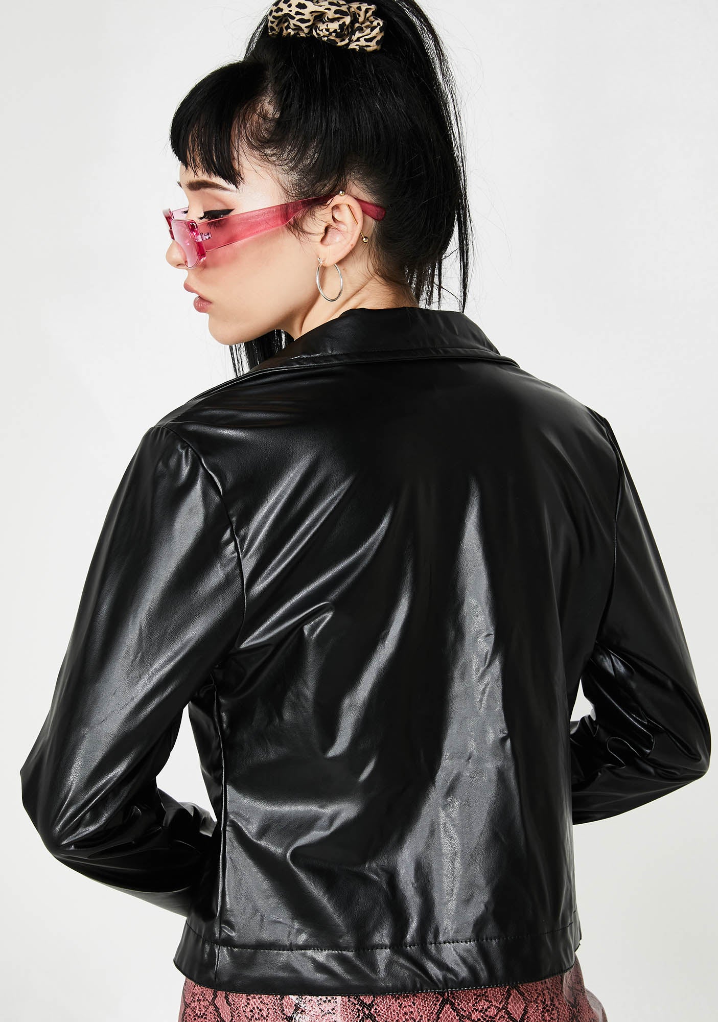 Vintage 90s Leopard Pocket Jacket - Image 4