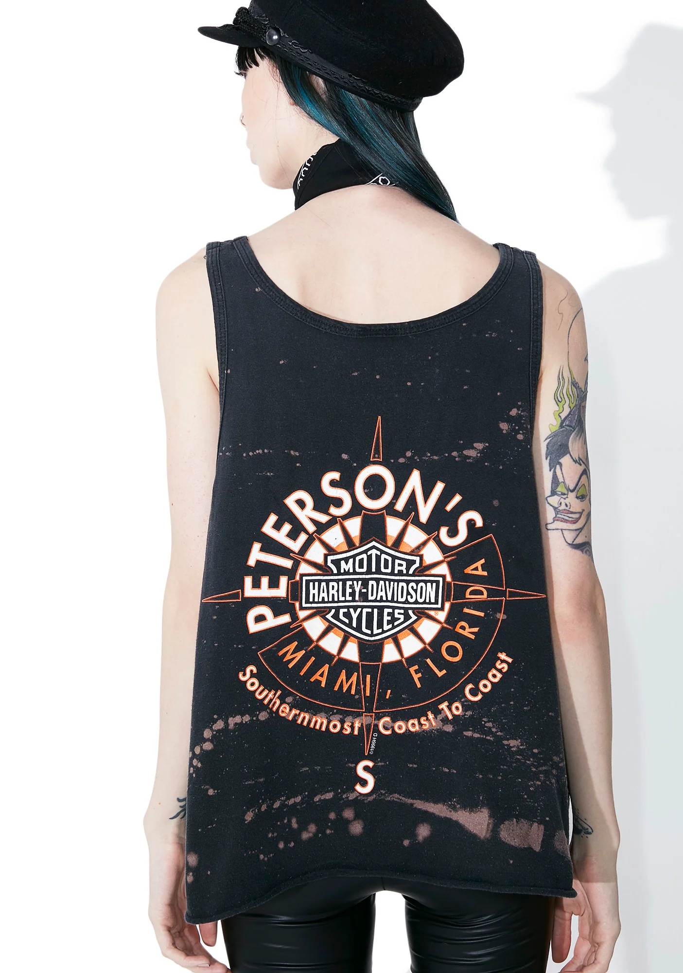 Vintage '96 Harley Davidson Tank - Image 3