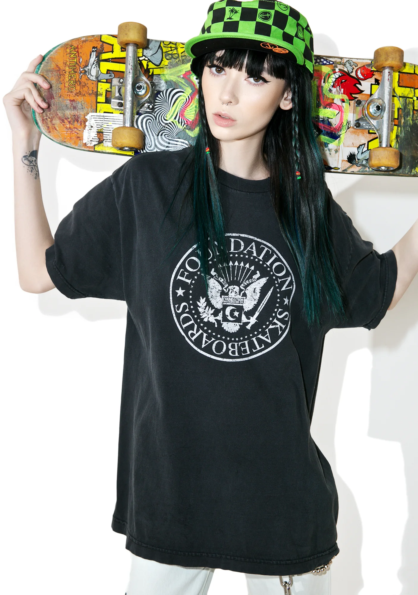 Vintage Foundation Skateboards Tee - Image 2