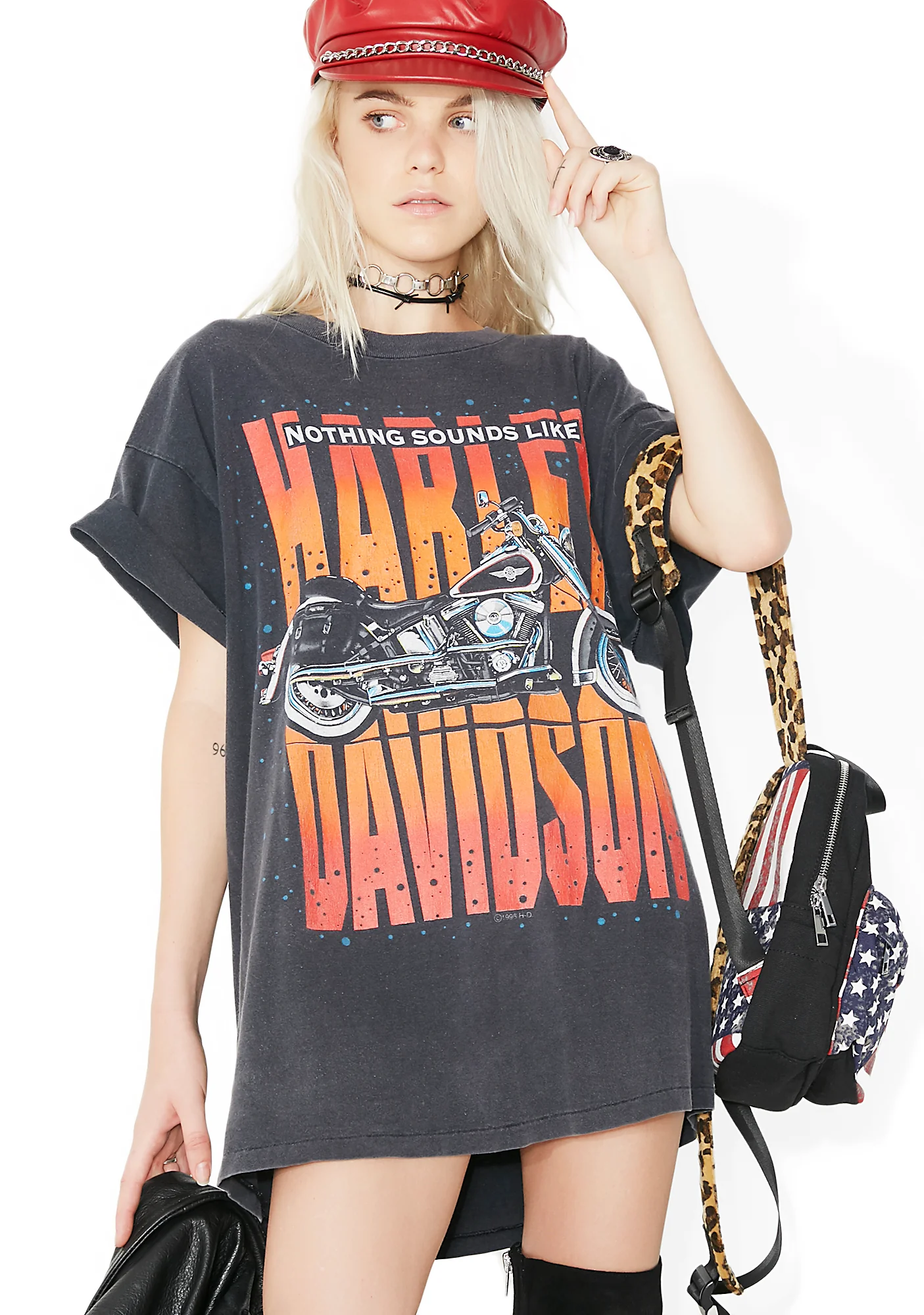 Vintage Harley Davidson Sounds Tee - Image 2