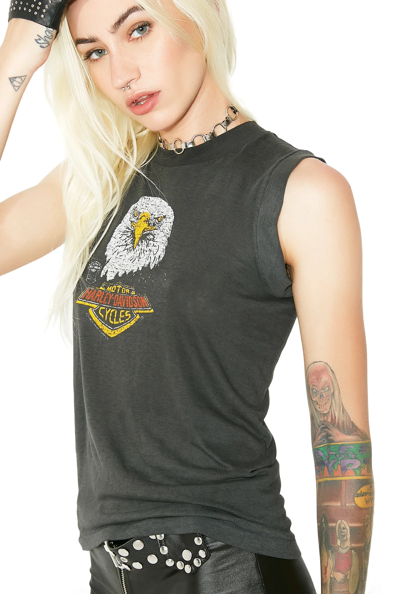 Vintage Harley Tank Top - Image 3