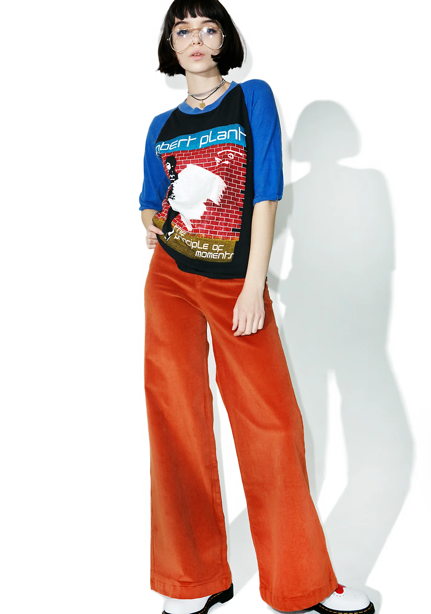 Vintage Robert Plant '83 Tour Baseball Tee - Image 2
