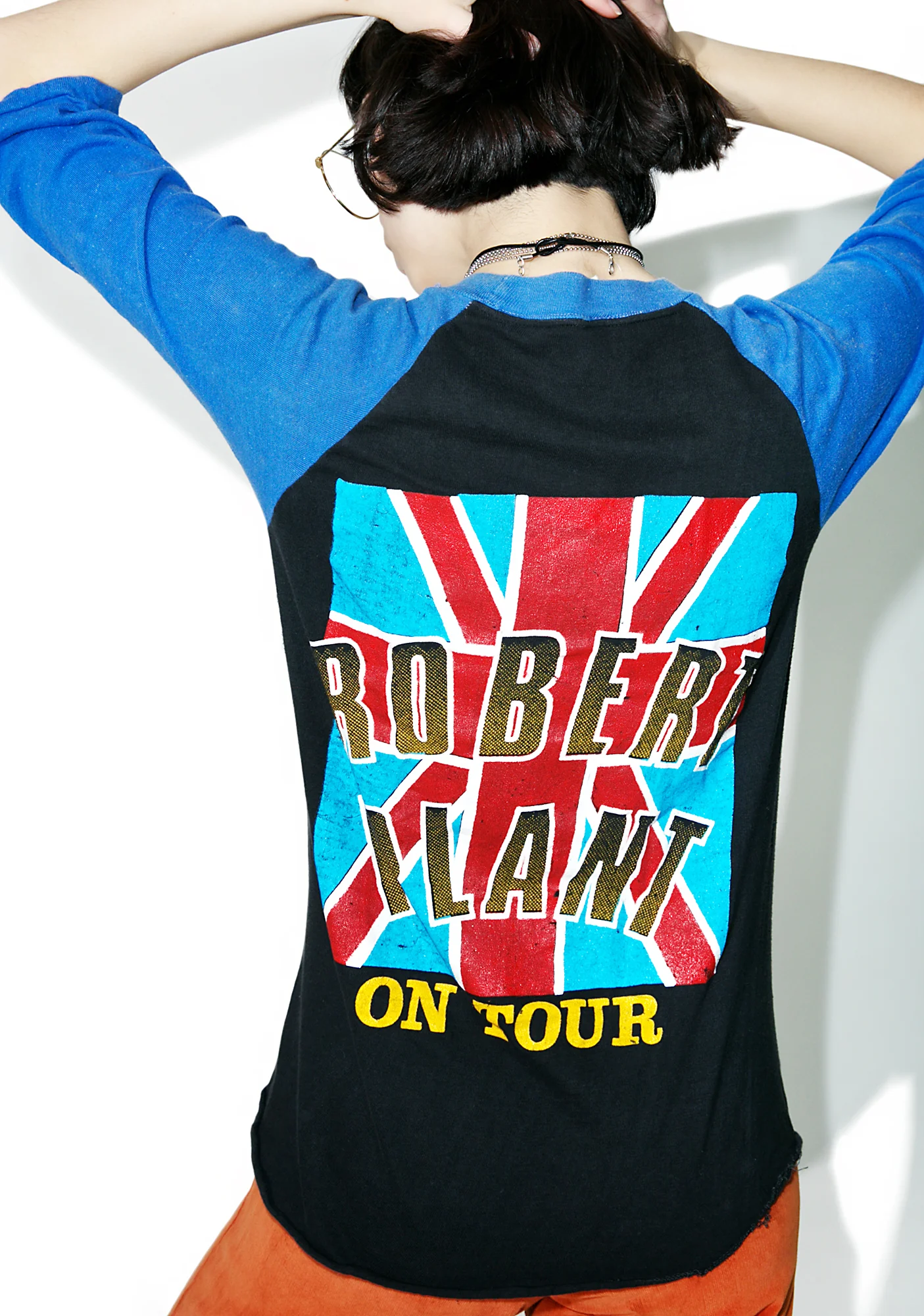 Vintage Robert Plant '83 Tour Baseball Tee - Image 3