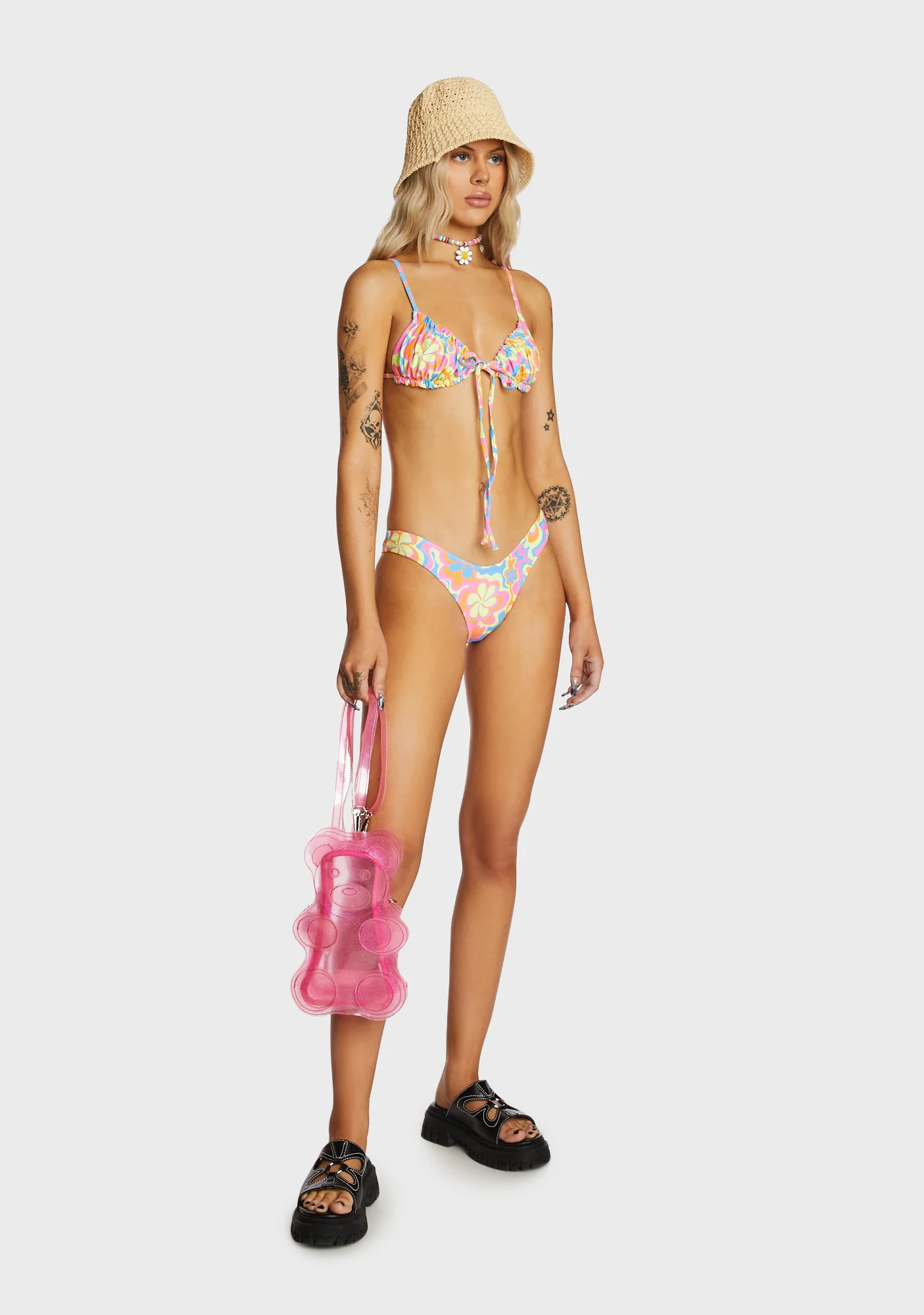 Vintage V Bikini Bottom - Lovey Dovey - Image 3