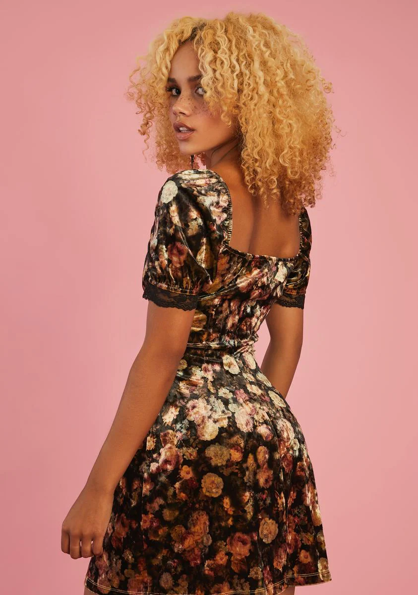 Vintage Vision Velvet Dress - Image 4
