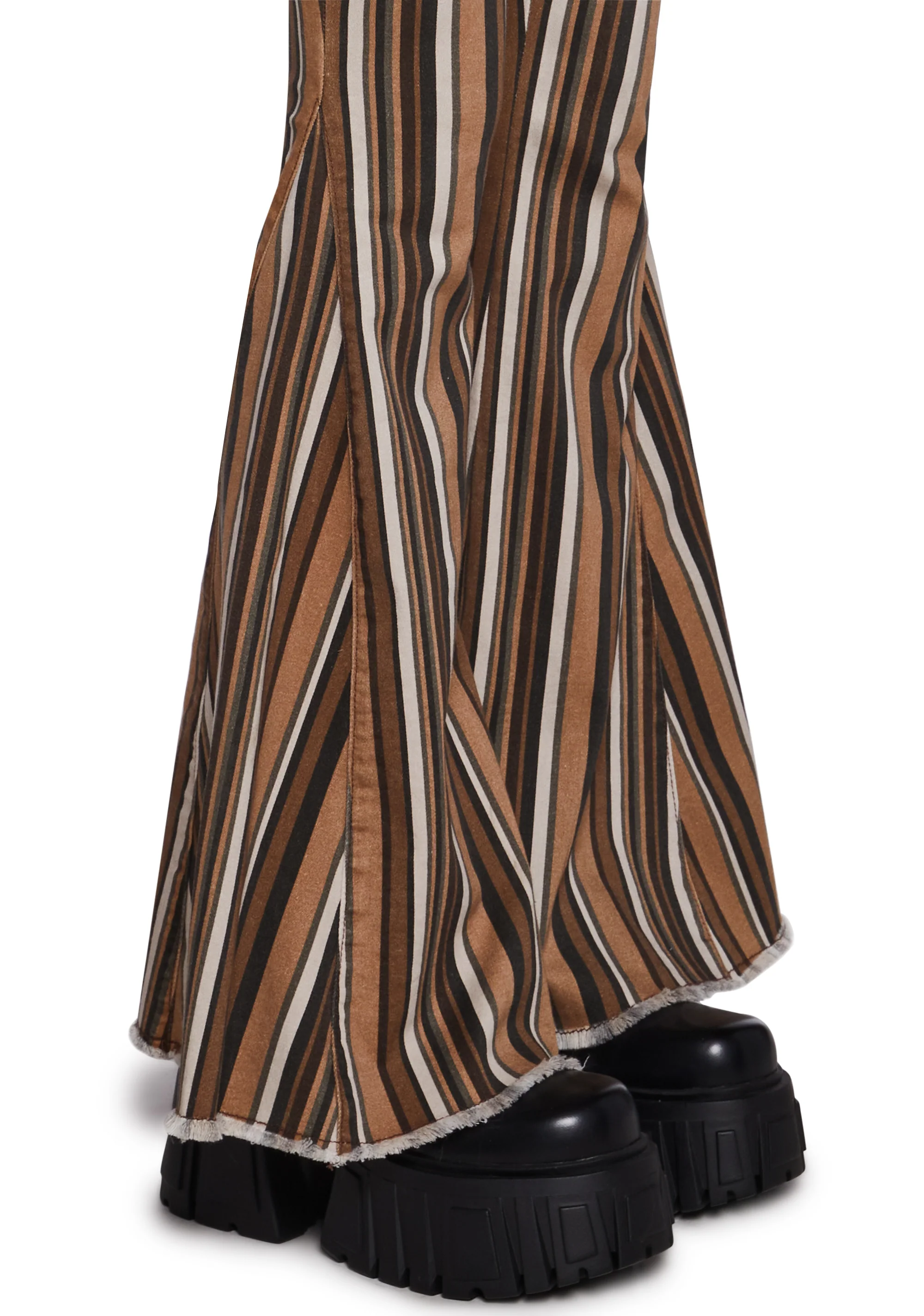 Vinyl Vibes Pinstripe Trousers - Image 5