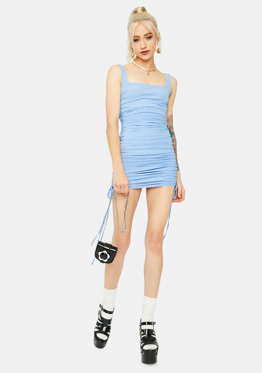 Viral Express Ruched Tank Mini Dress - Image 3