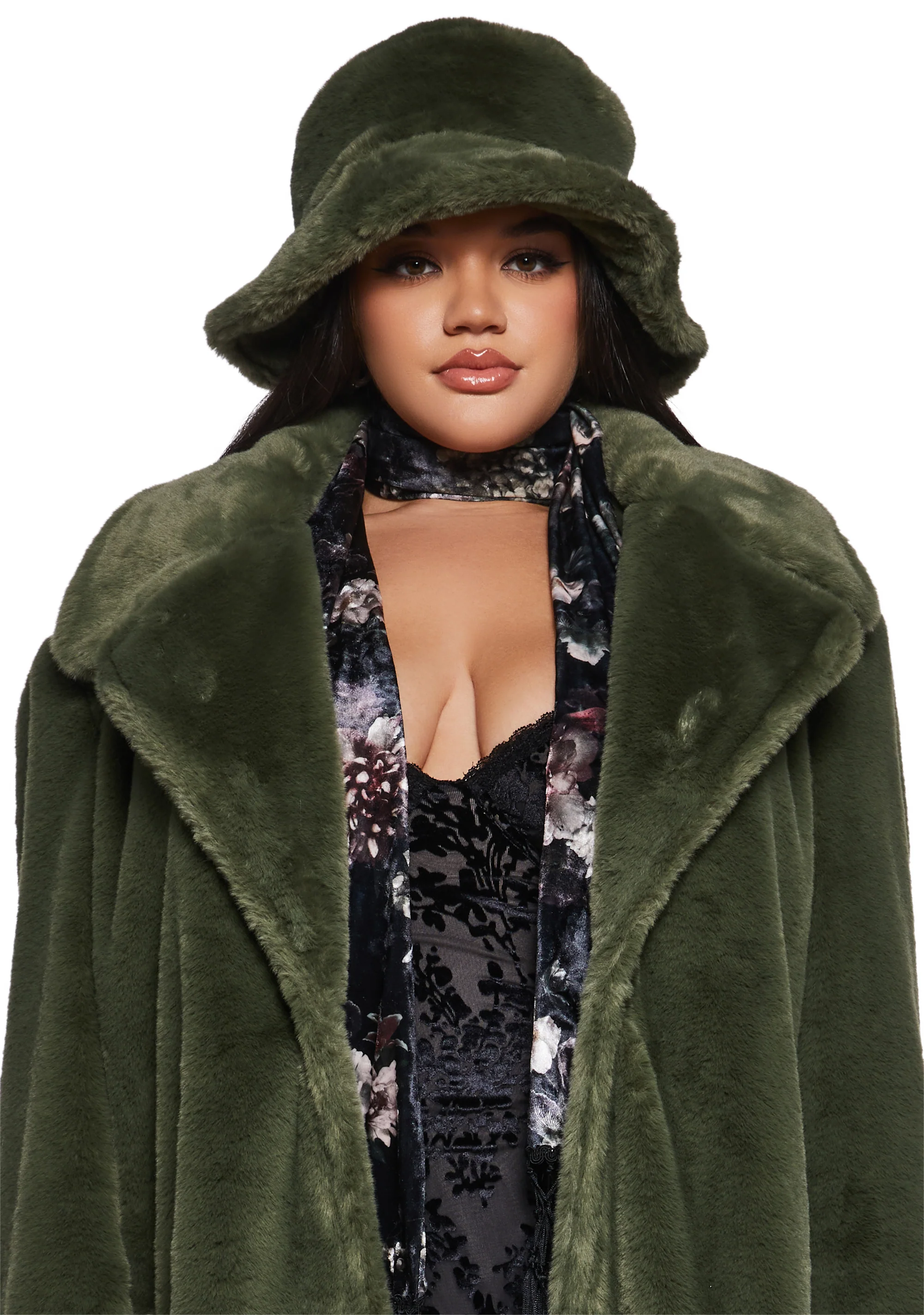 Virtual Insanity Faux Fur Coat And Hat - Image 10