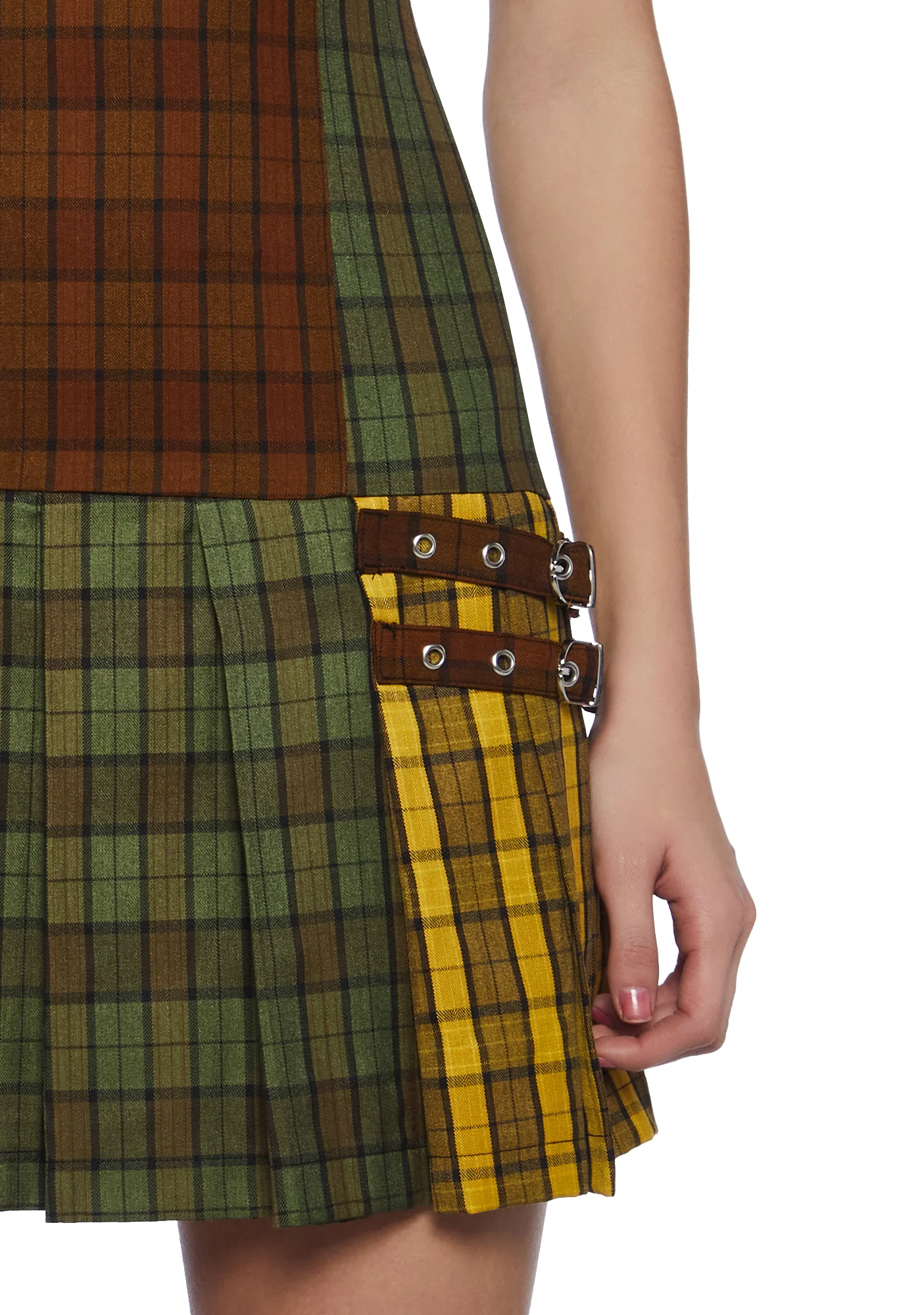 Viv Tartan Mini Dress - Image 5
