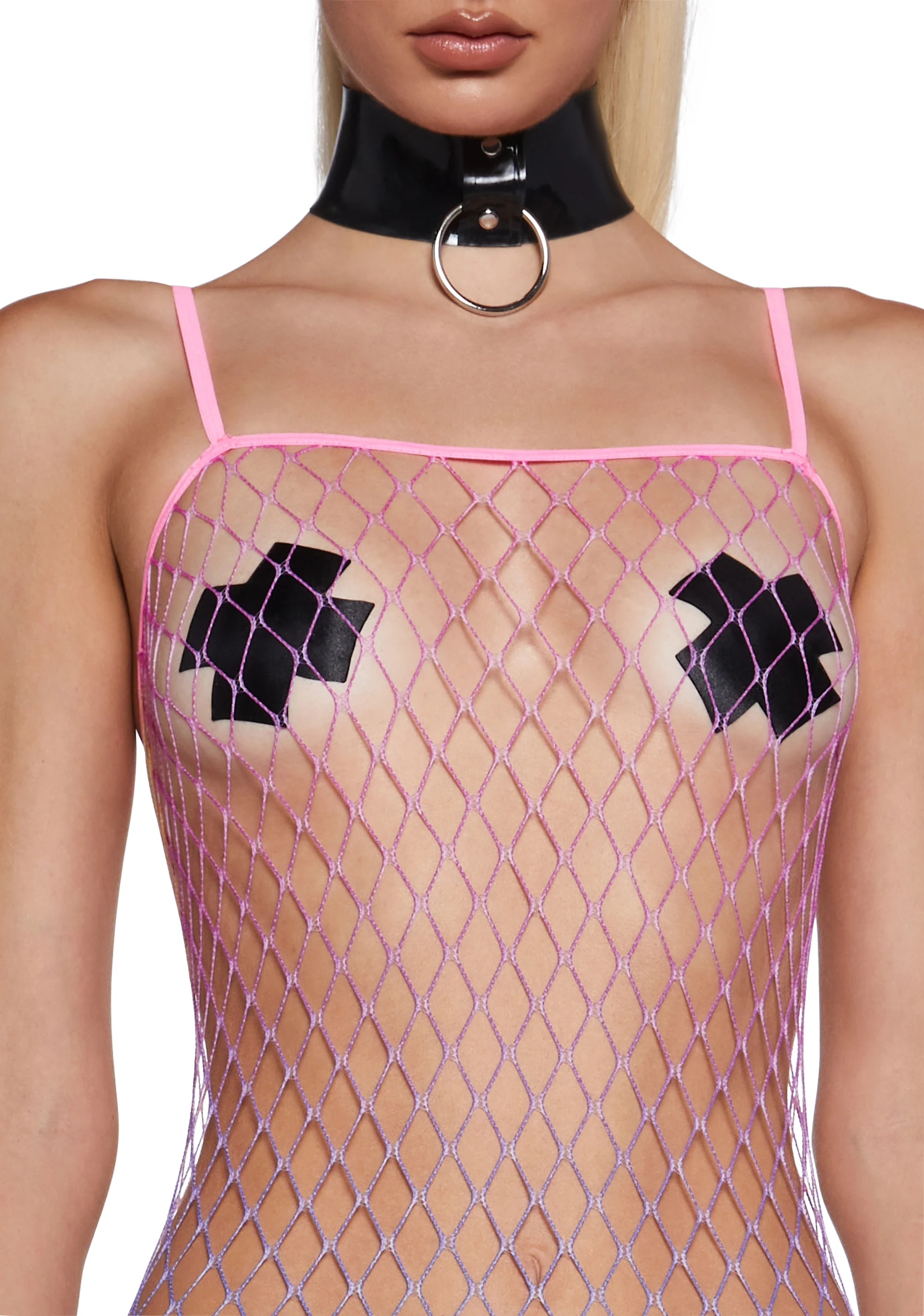 Vivid Vision Fishnet Body Stocking - Image 2