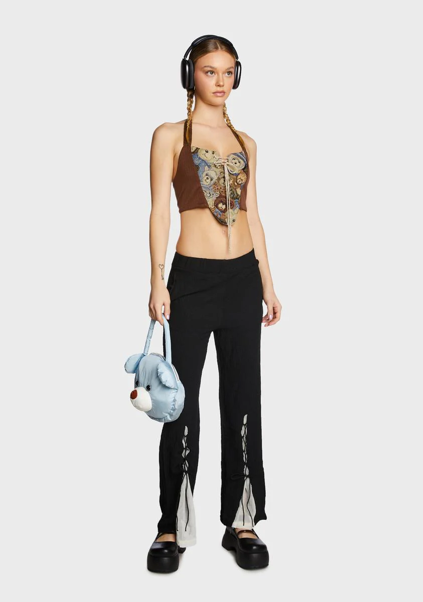 Walk With Me Lace Up Pants - Image 5