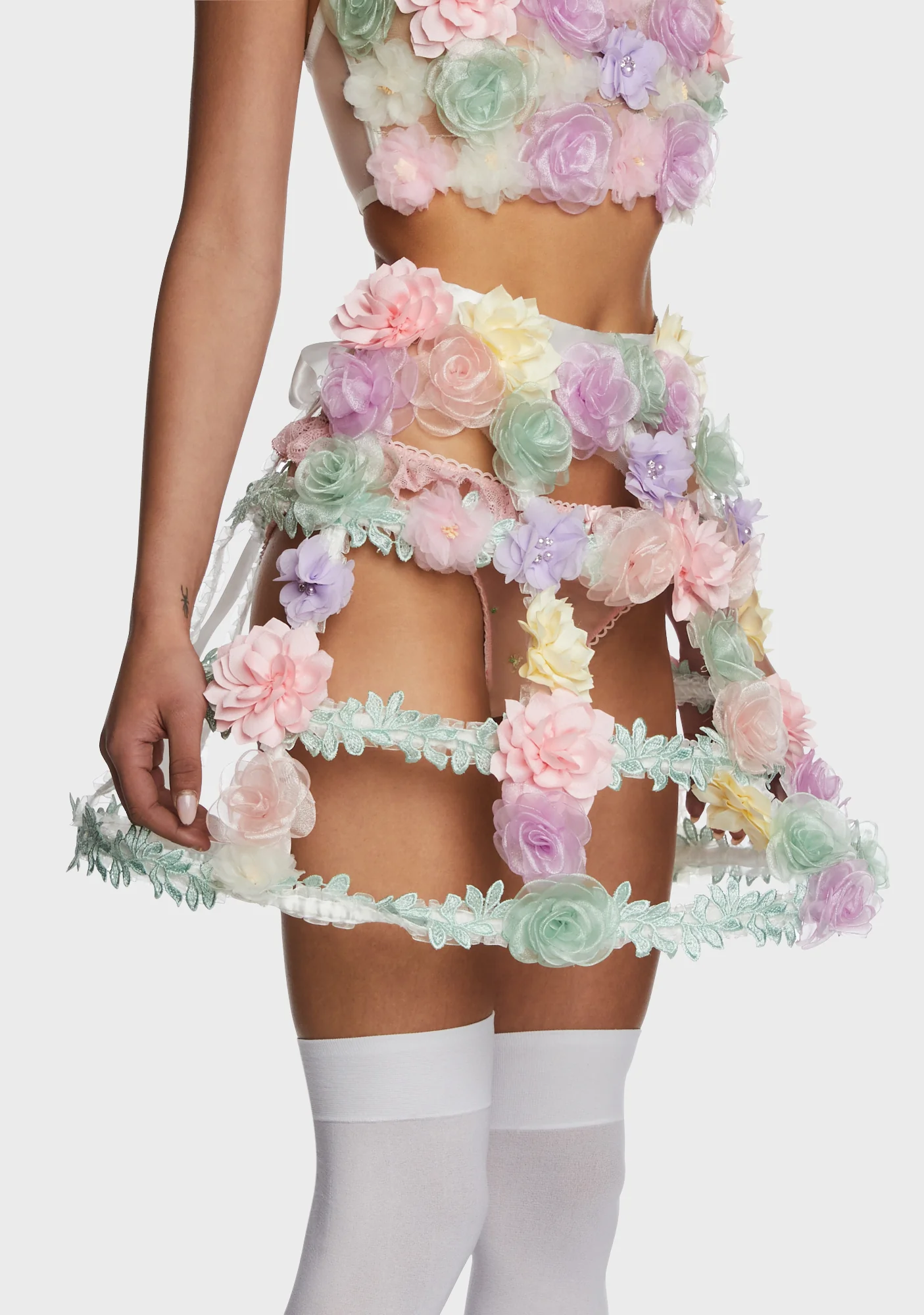 Walking Bouquet Cage Skirt - Image 5