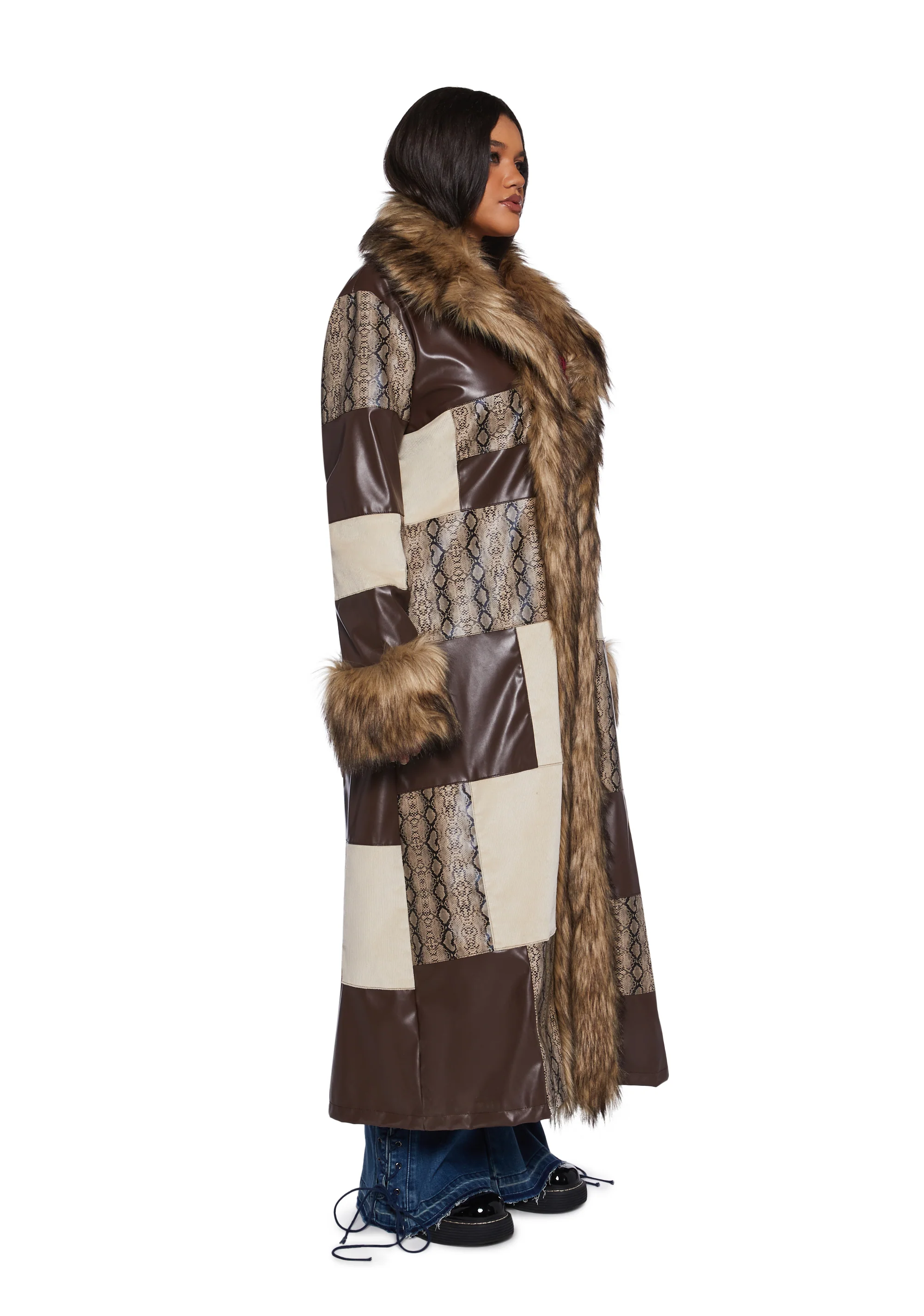 Wanderlust Roaming Patchwork Coat - Image 11