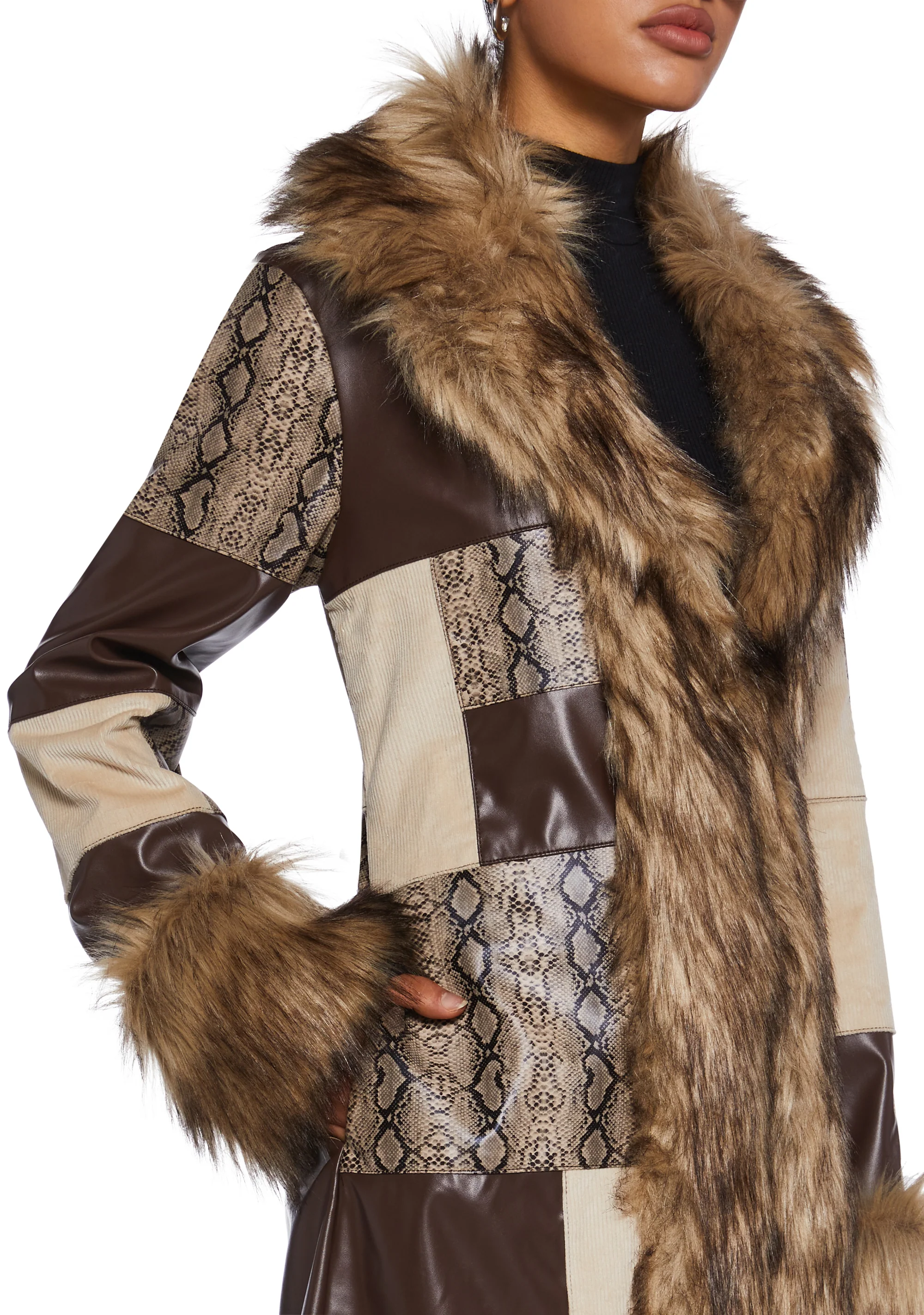 Wanderlust Roaming Patchwork Coat - Image 3