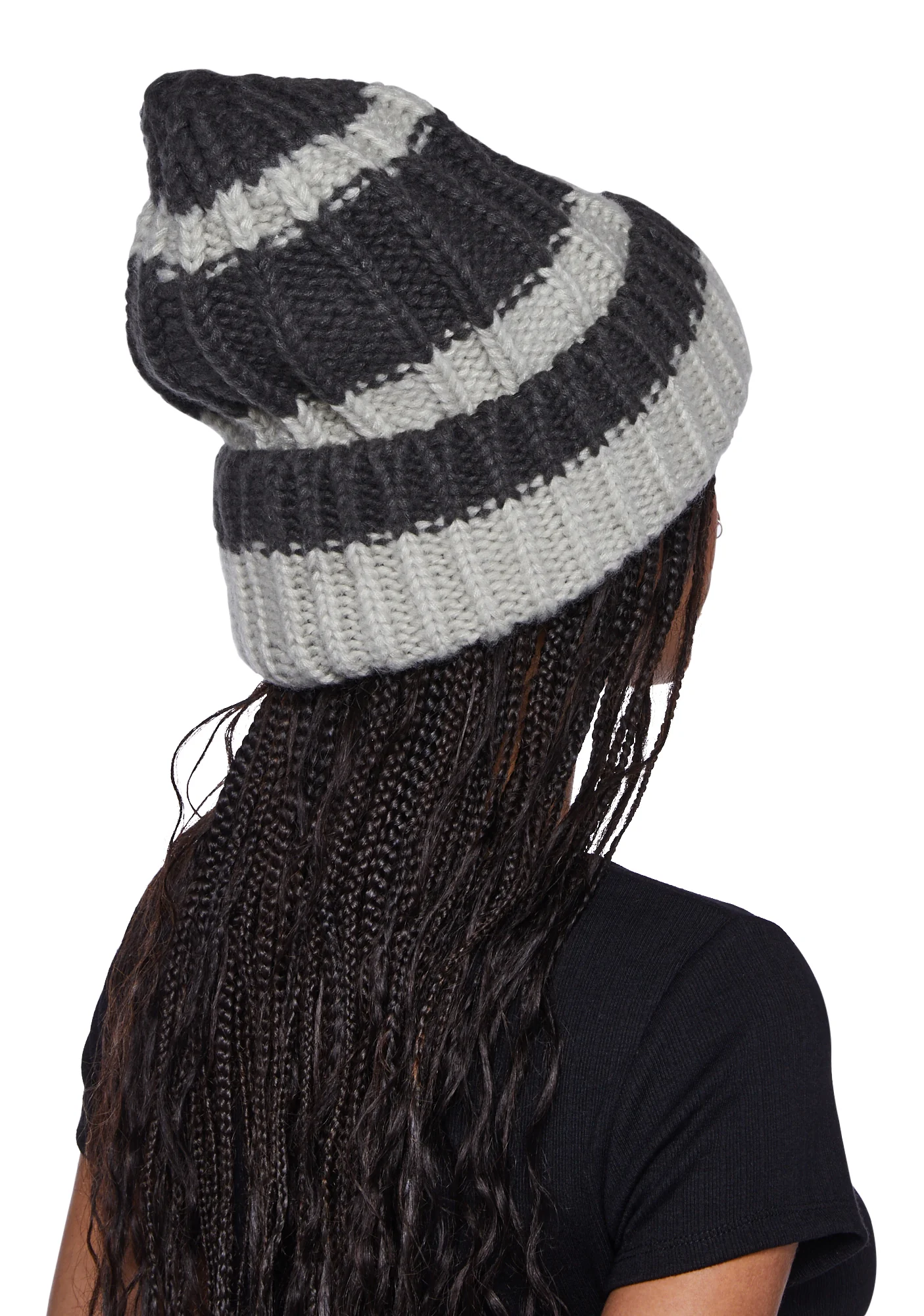 Warm Baby Knit Beanie - Gray - Image 3