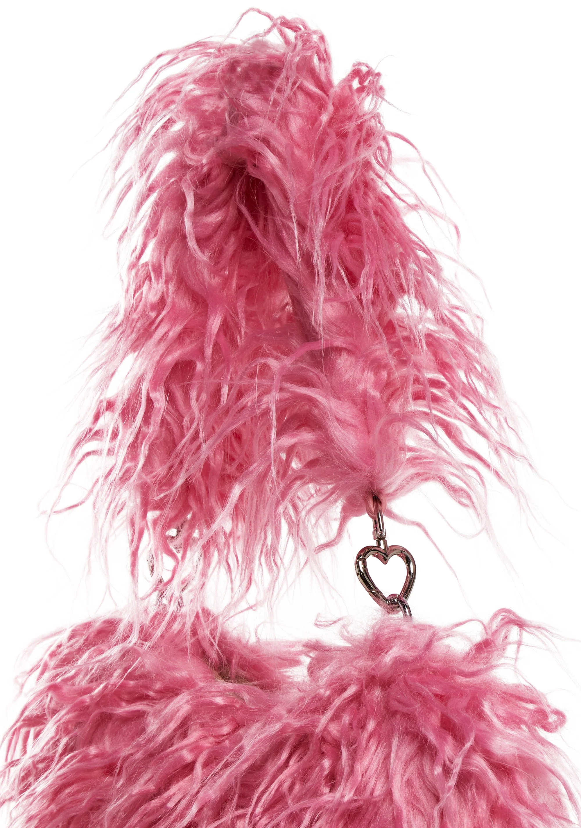 Warms My Heart Faux Fur Shoulder Bag - Image 6