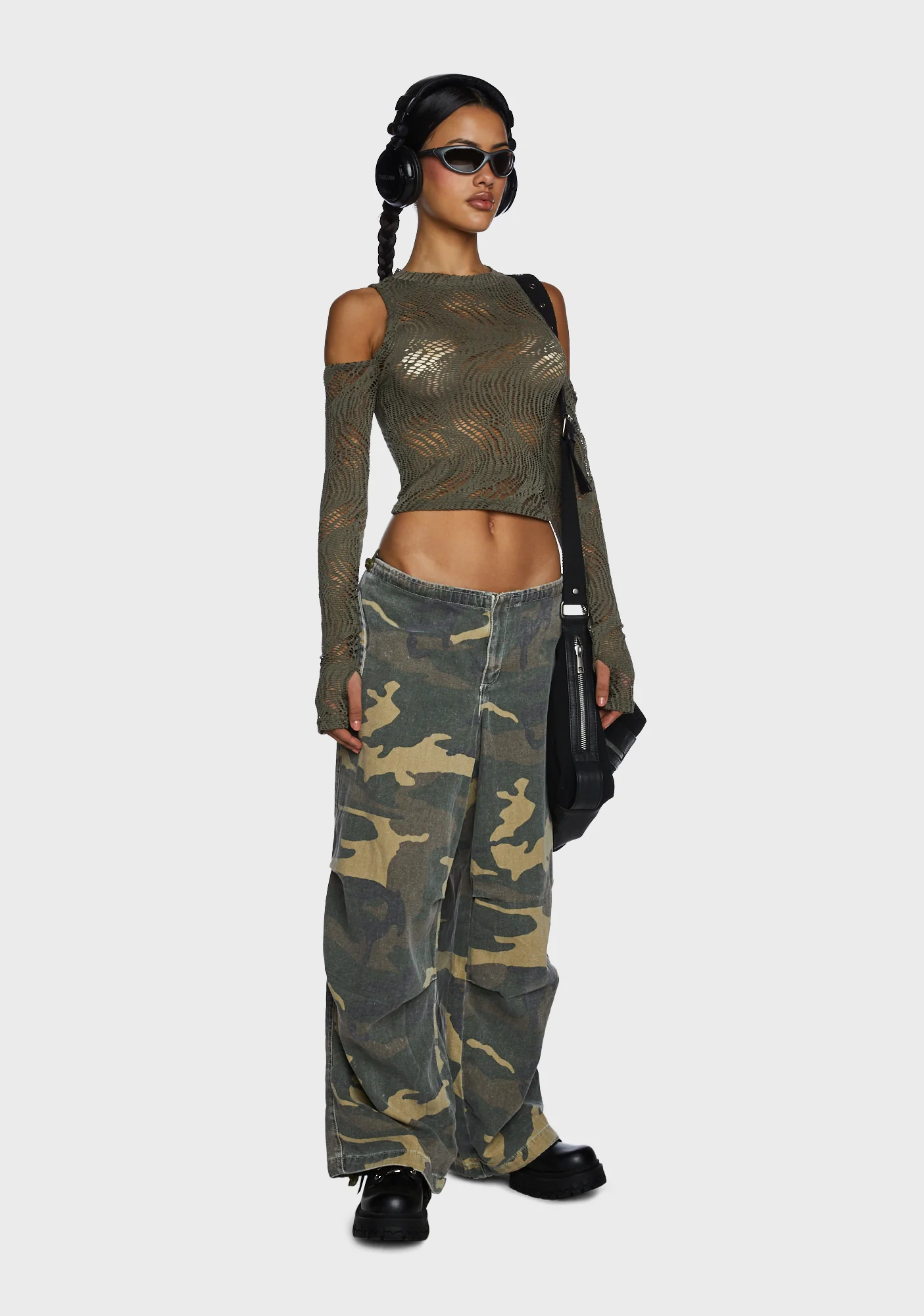 Warned You Crop Top - Green - Image 5