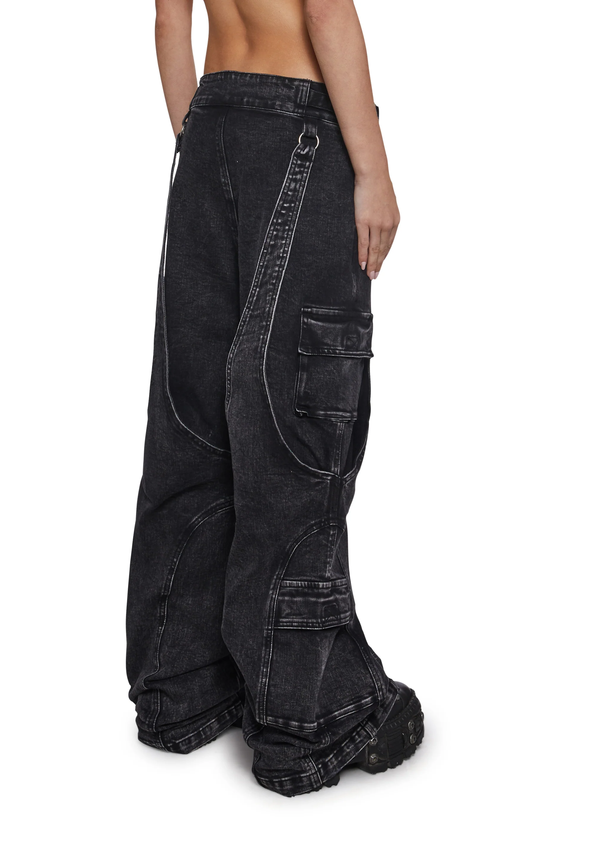 Warp Cargo Wide Leg Pants - Image 4
