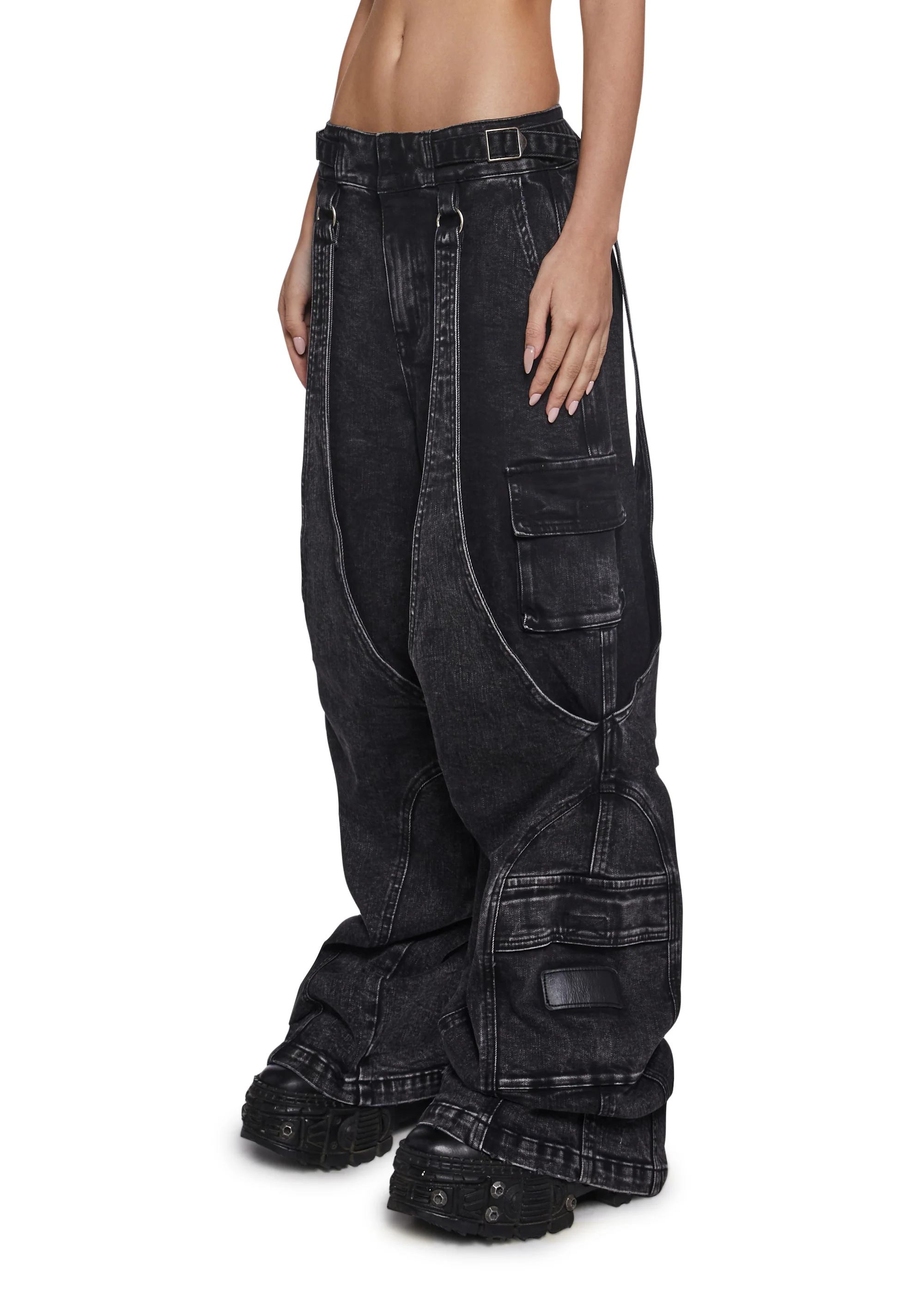Warp Cargo Wide Leg Pants - Image 5
