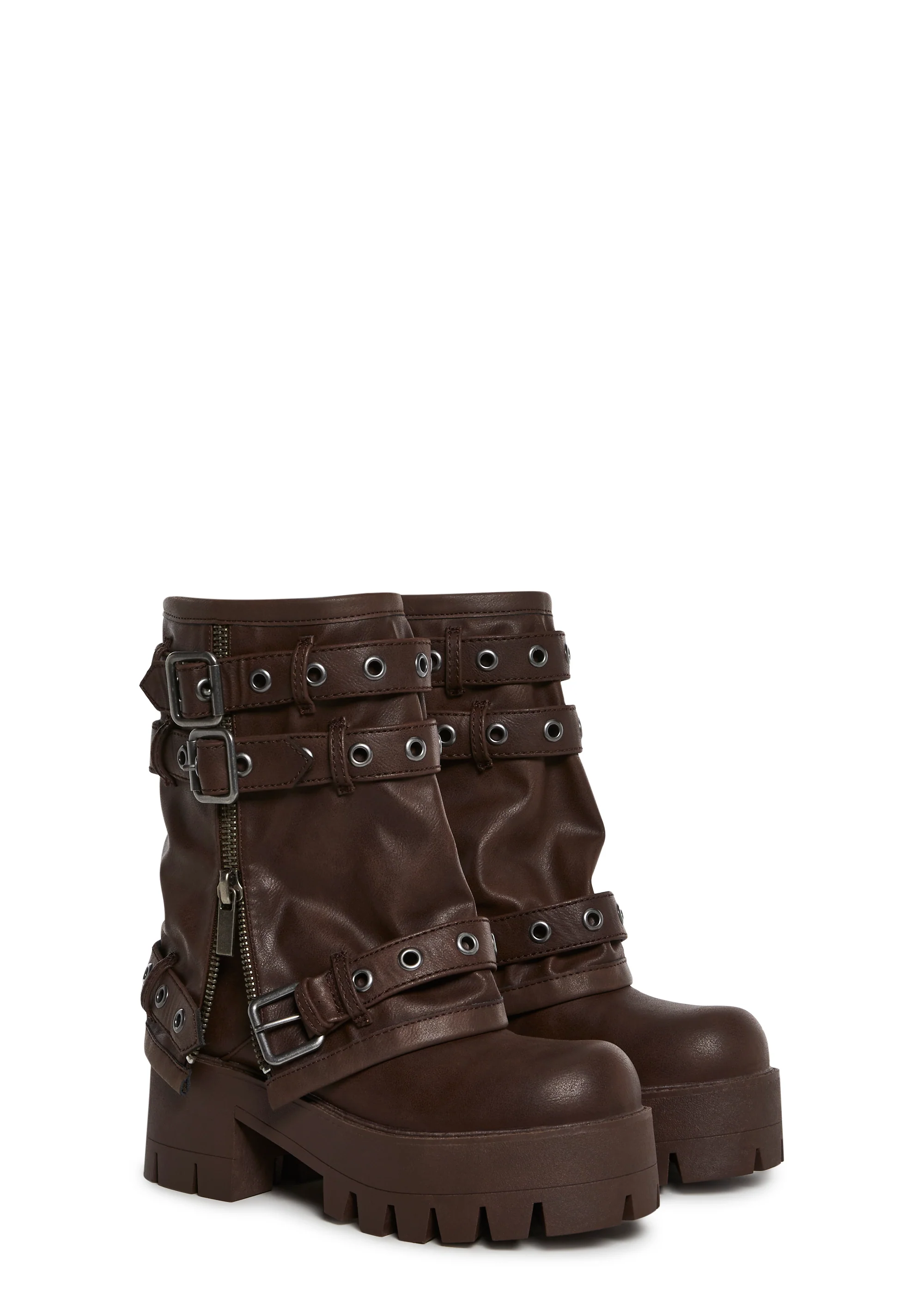Warp Combat Boots - Brown - Image 3