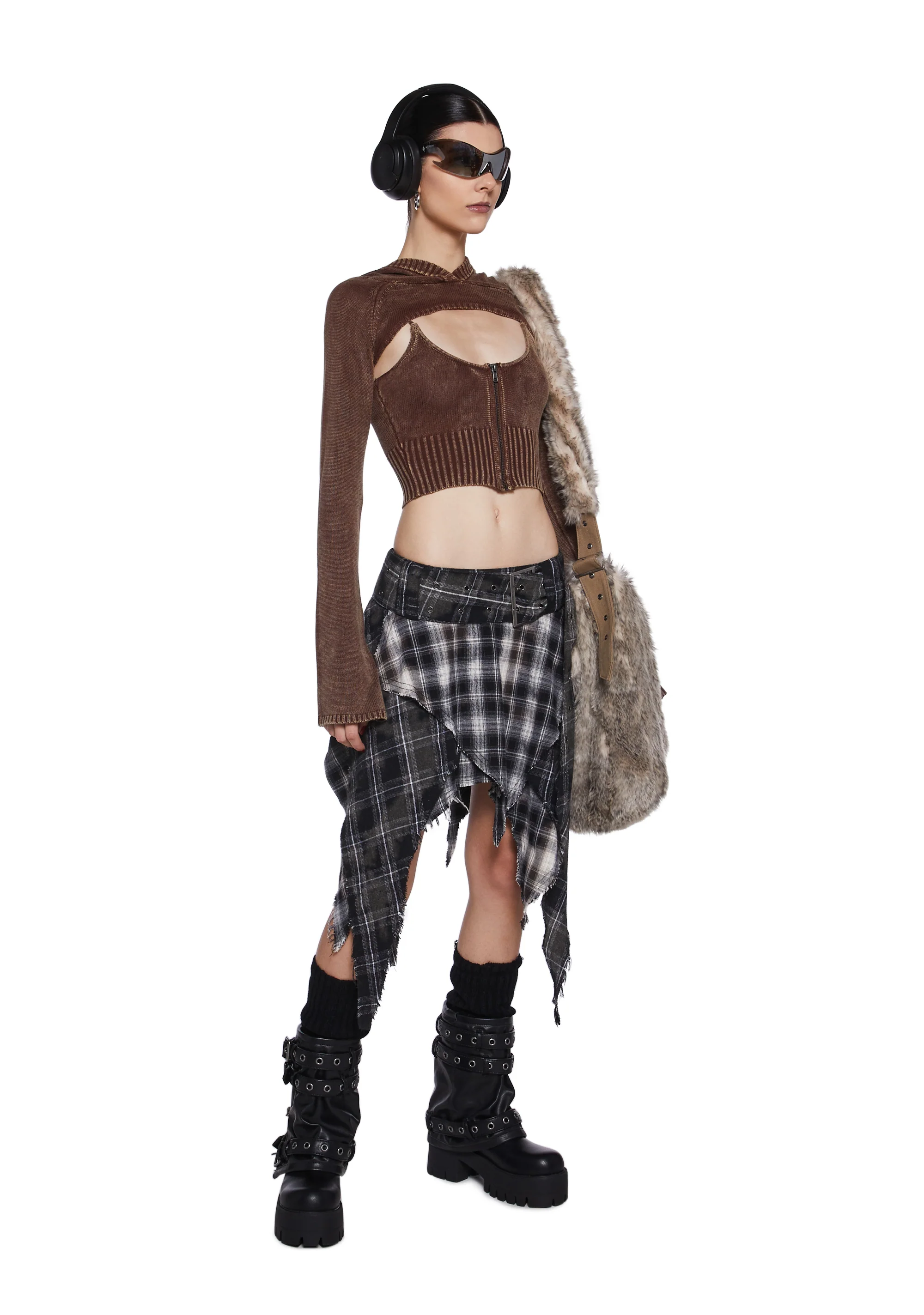 Warp Knit Tank And Shrug Set - Image 2