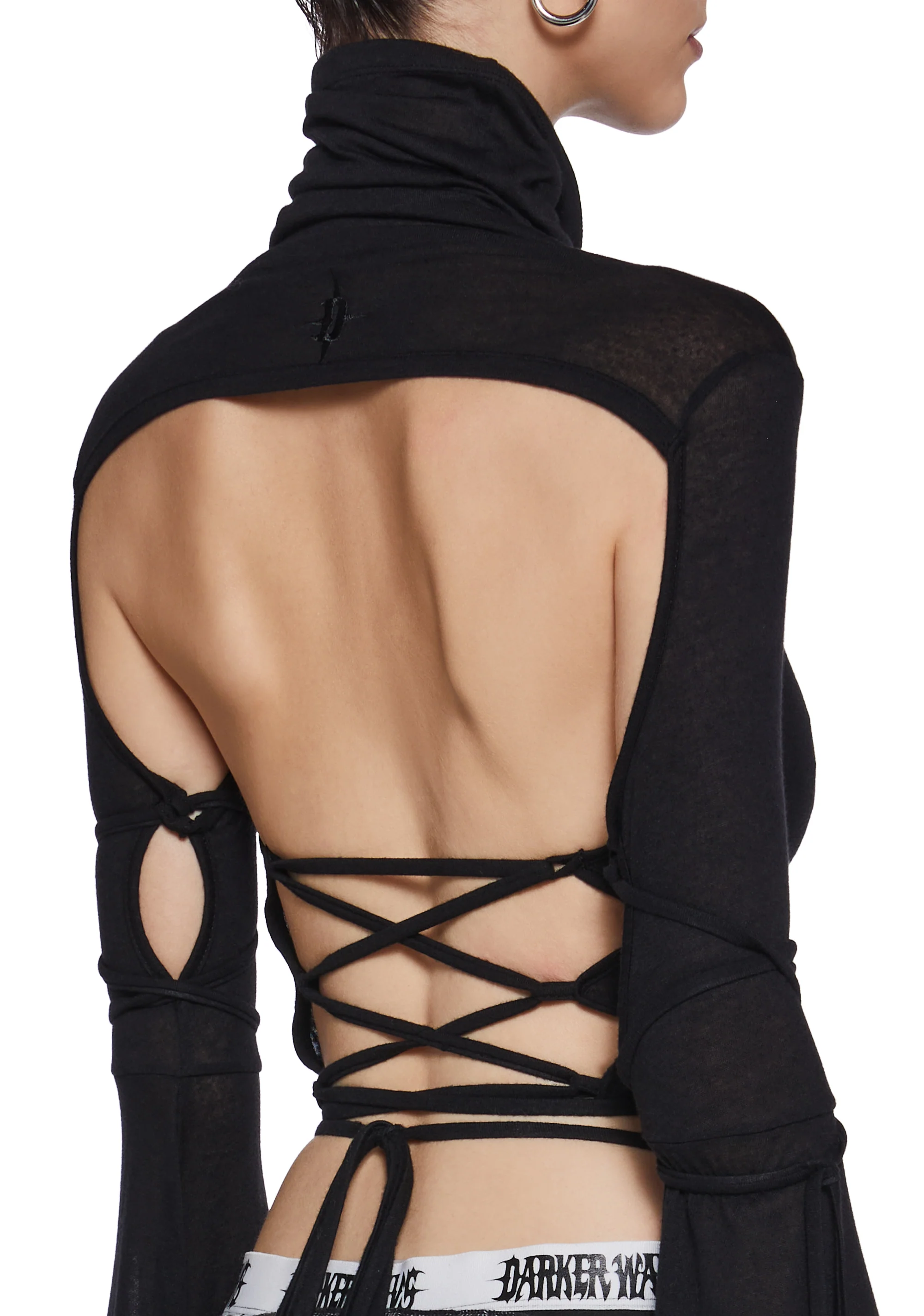Warp Long Sleeve Crop Top - Image 6