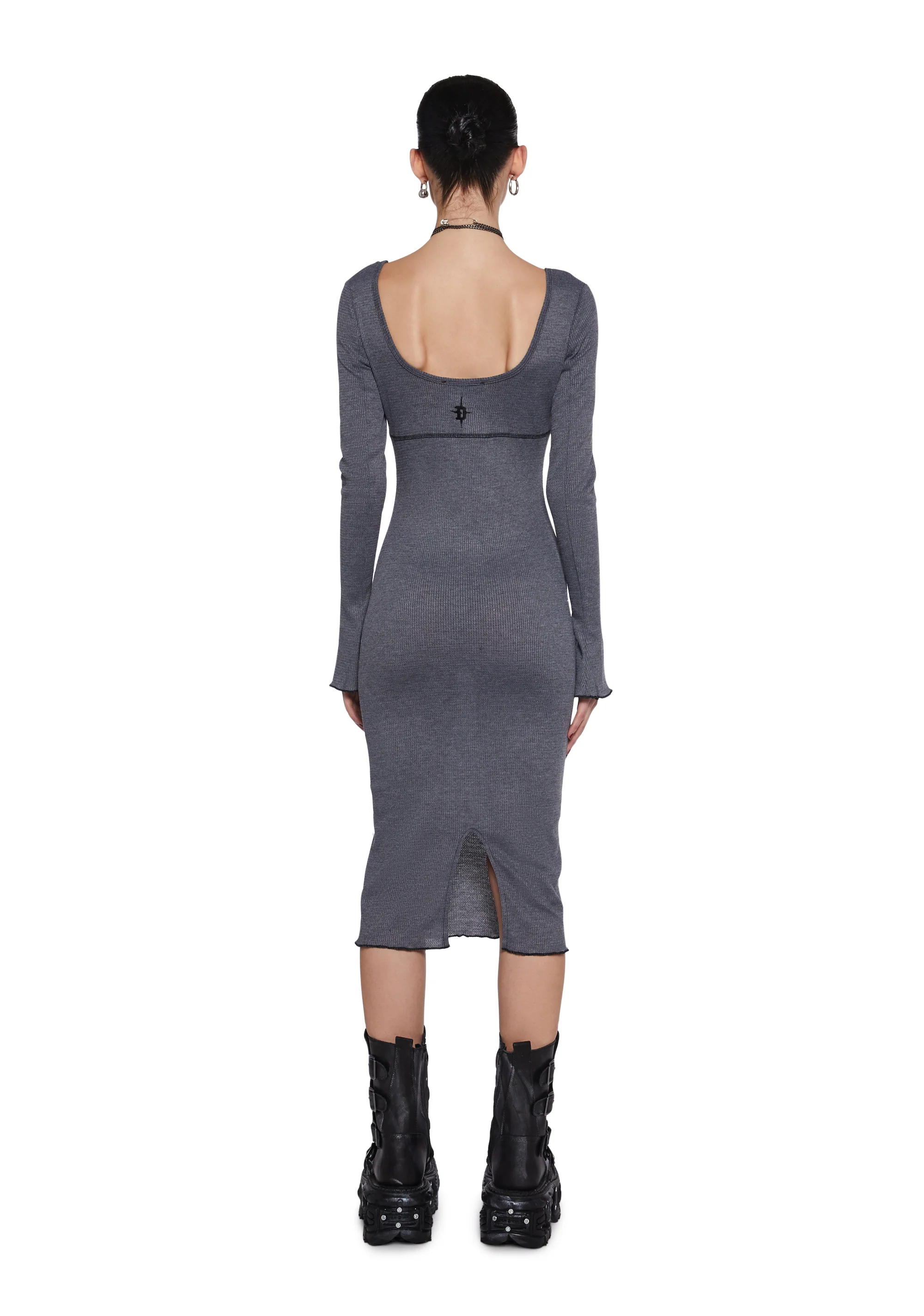 Warp Thermal Midi Dress - Image 4