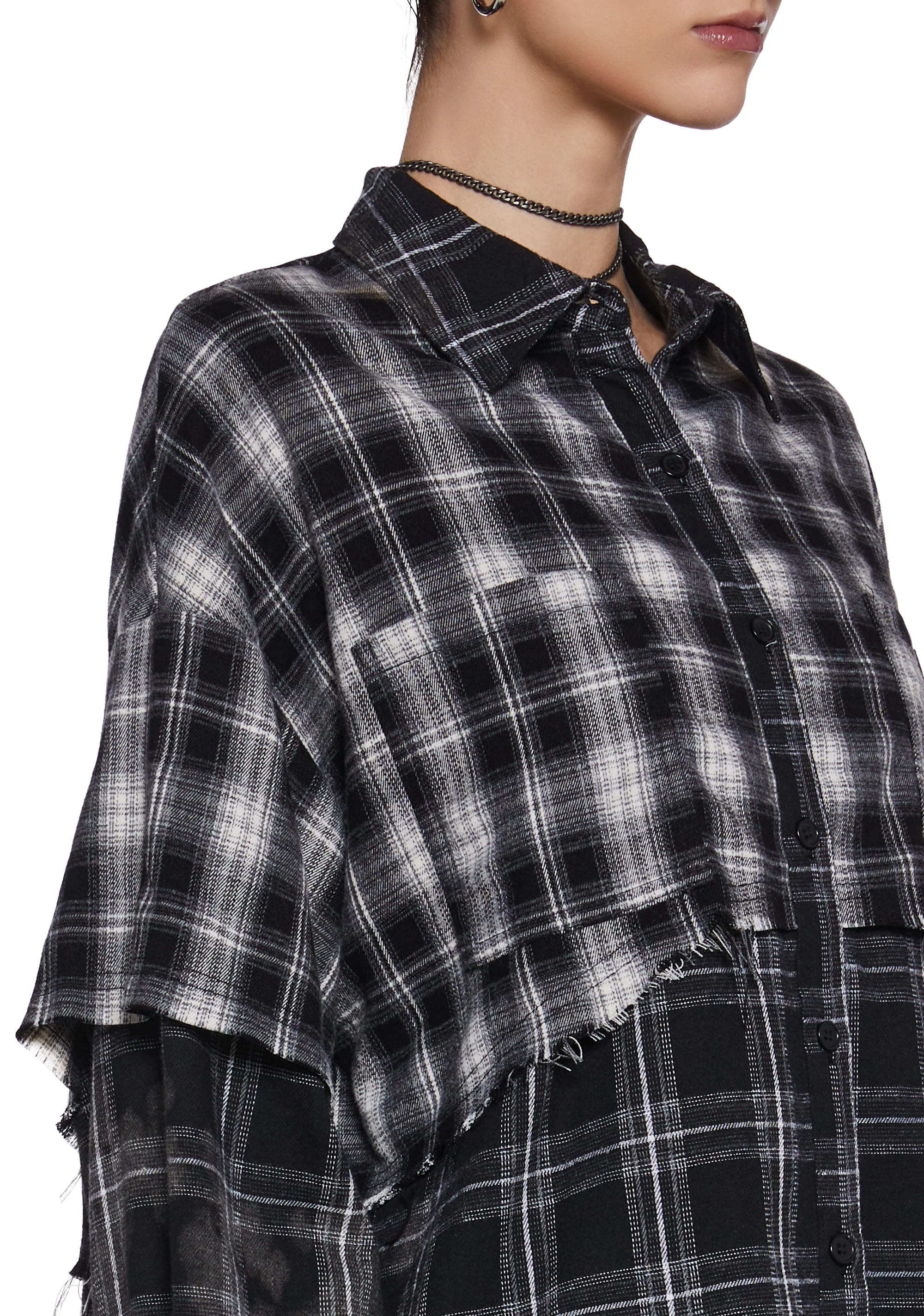 Warp Layered Flannel Shirt - Image 6