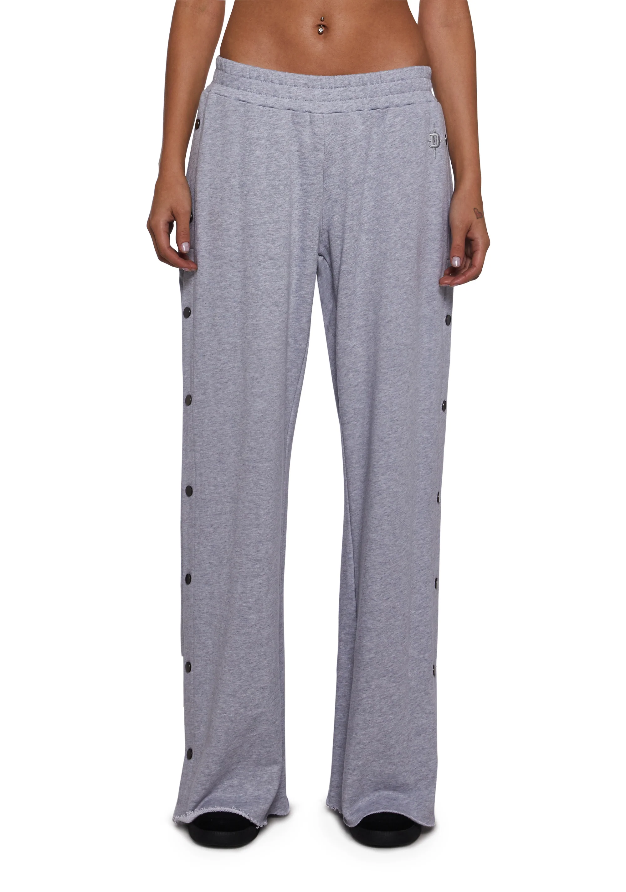 Ego Washed Boyfriend Sweatpants - Gray - Image 3
