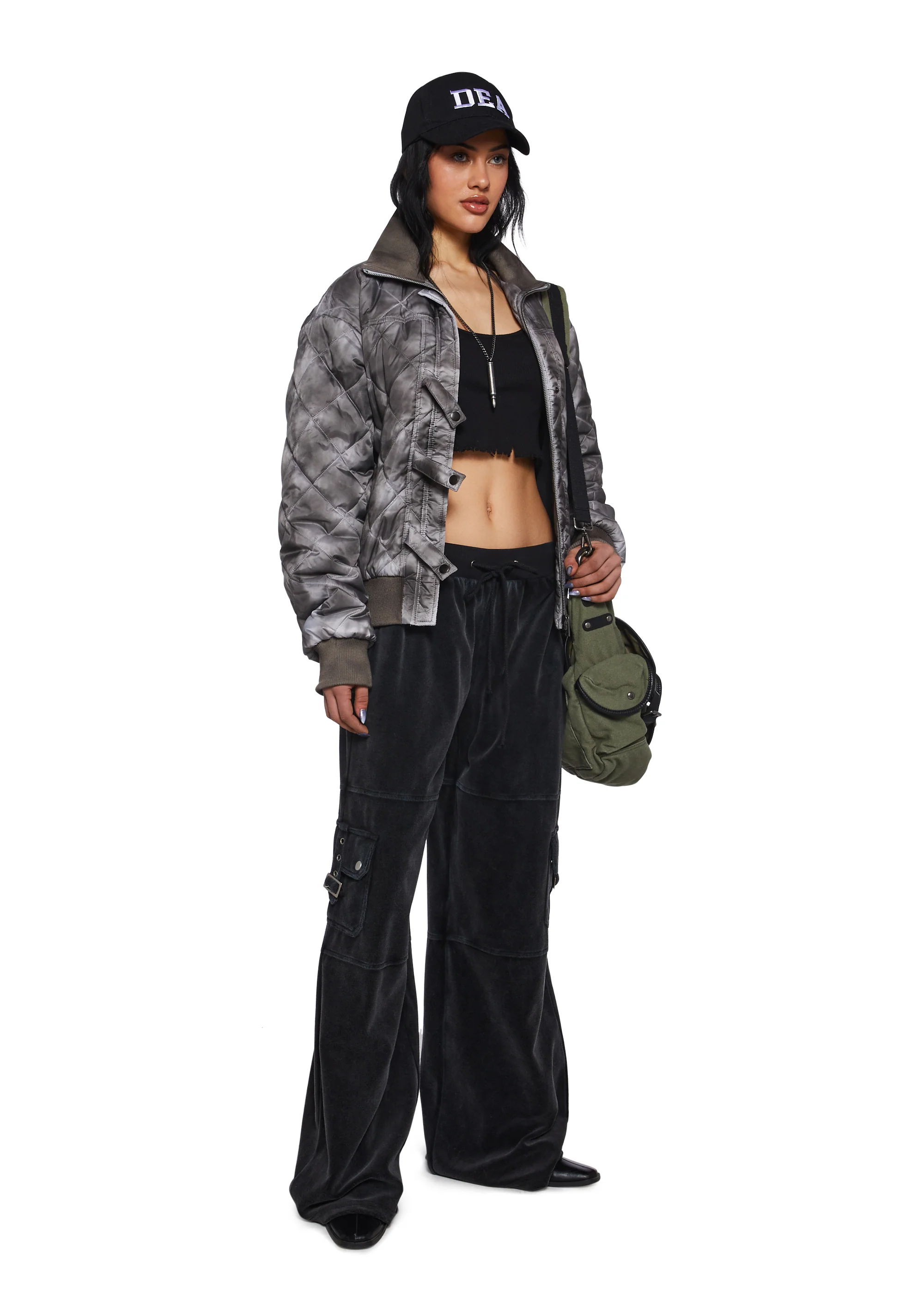 Chord Washed Puffer Jacket - Image 2