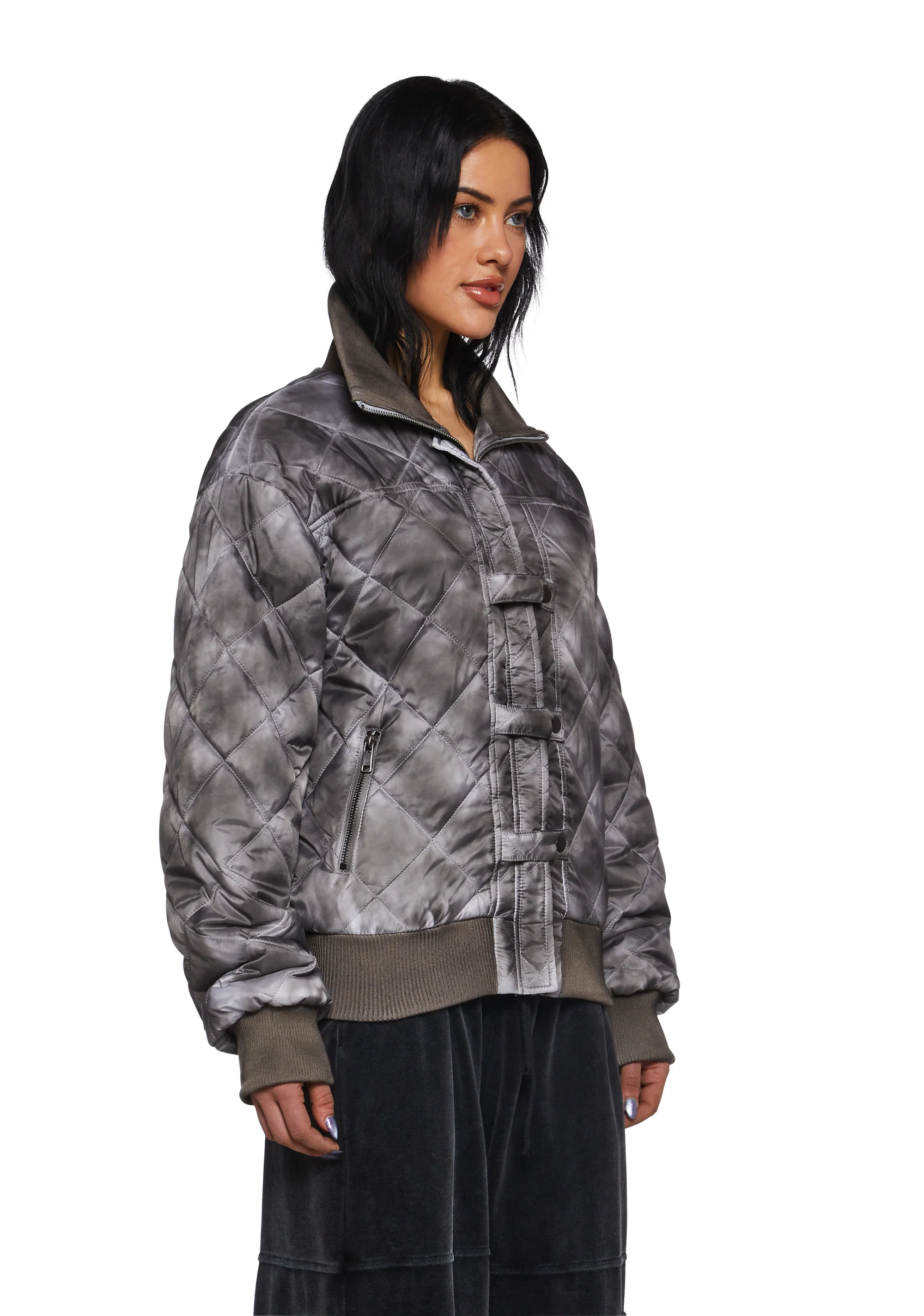 Chord Washed Puffer Jacket - Image 3