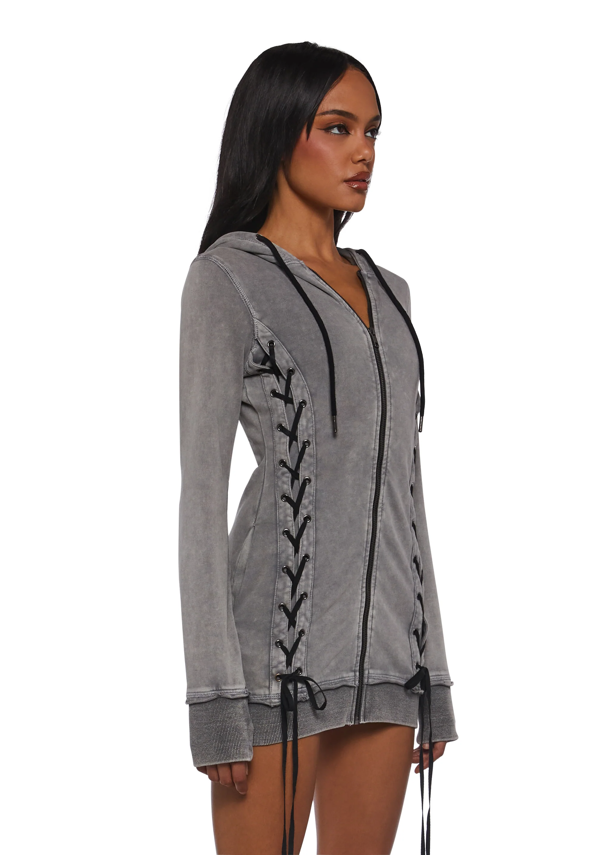 Feisty Juvenile Hoodie Dress - Image 3