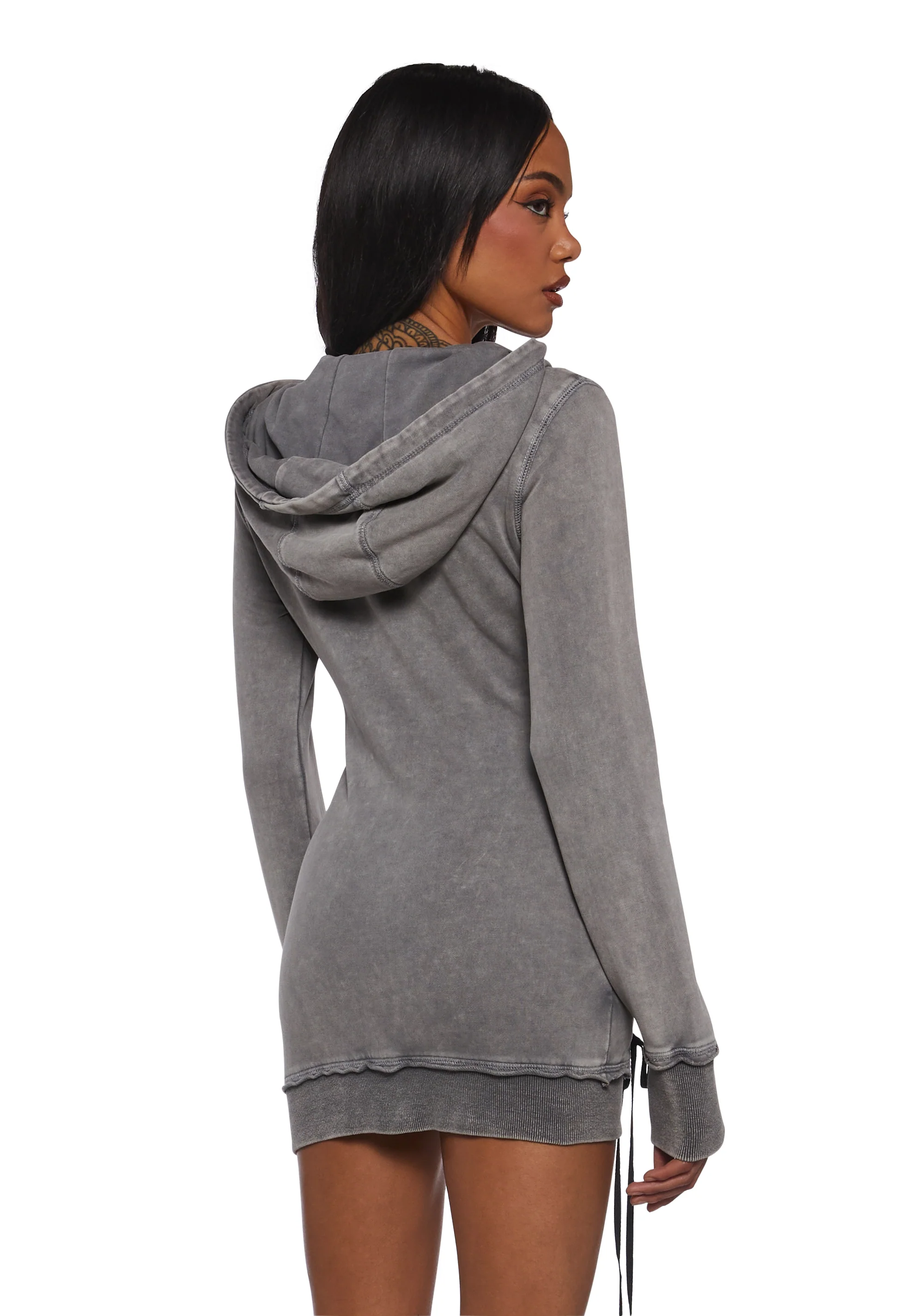 Feisty Juvenile Hoodie Dress - Image 4