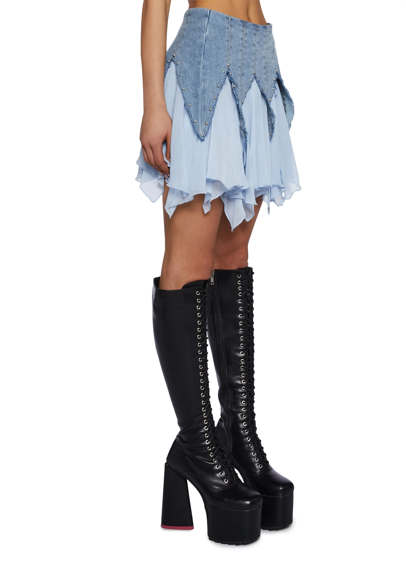 Waves Away Mini Skirt - Image 3