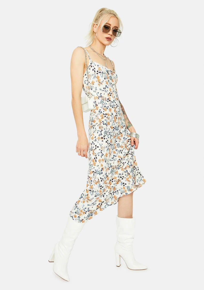 We In Miami Floral Spaghetti Strap Maxi Dress - Image 3