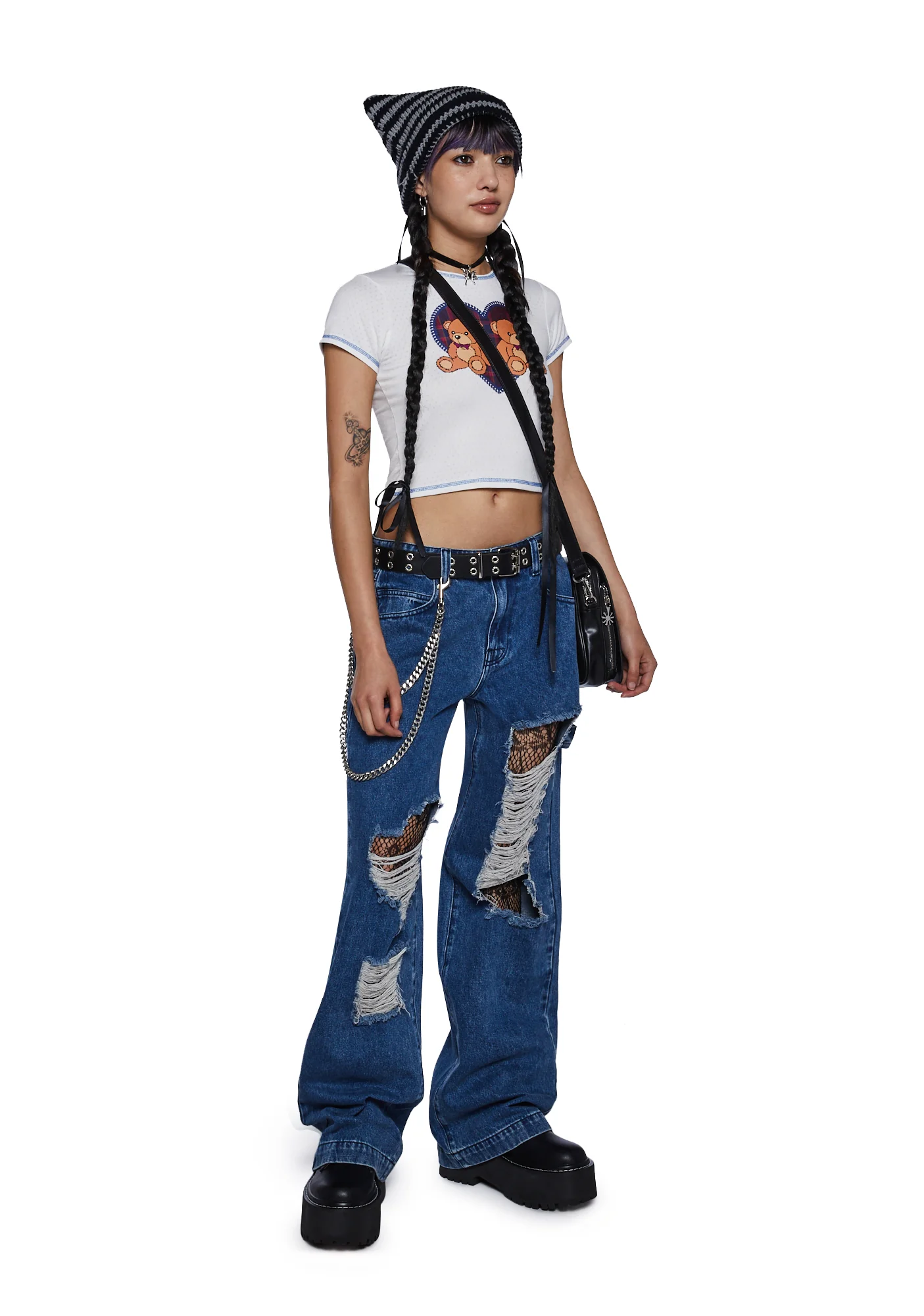Weathered Soul Distressed Jeans - Image 2