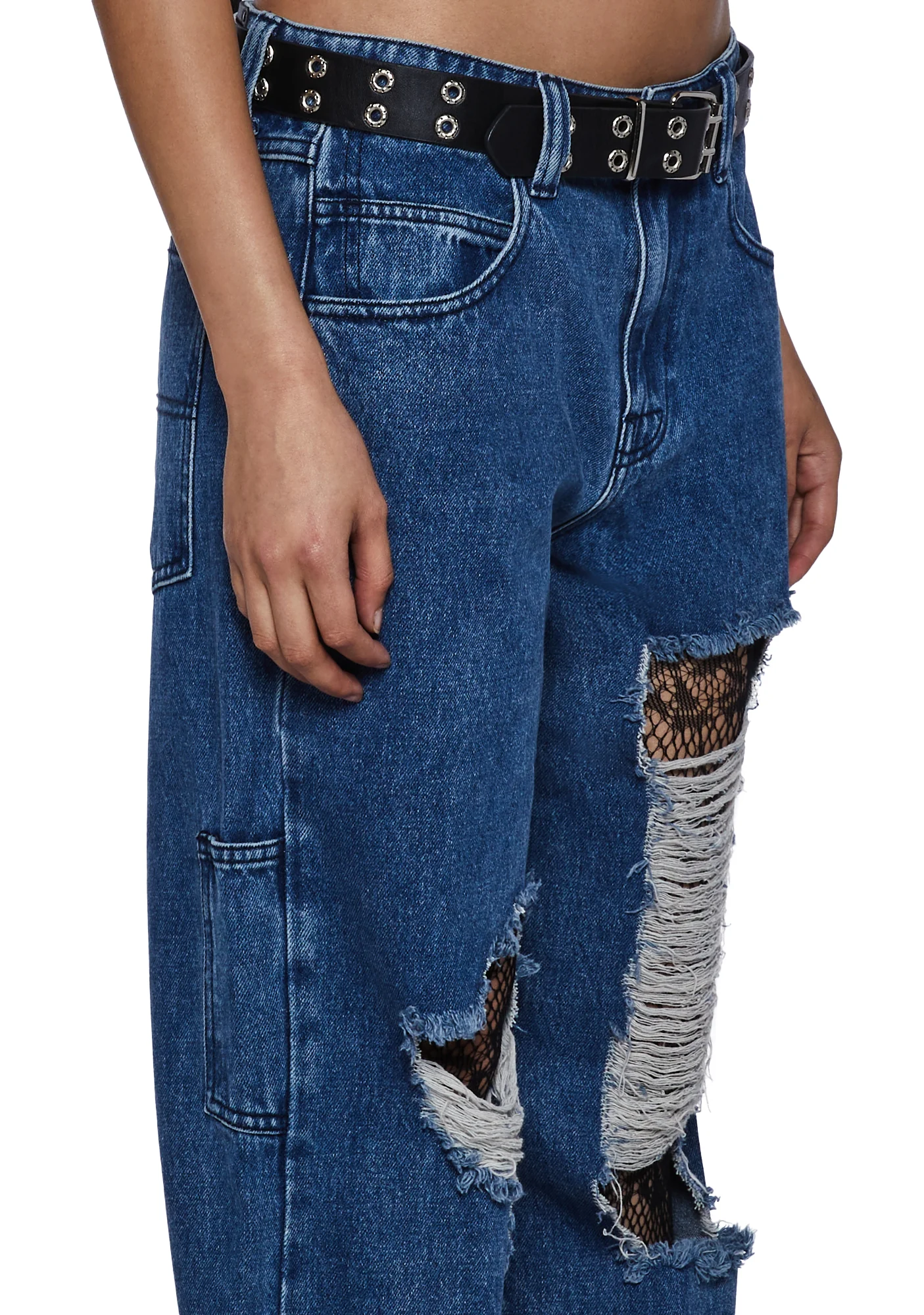 Weathered Soul Distressed Jeans - Image 5