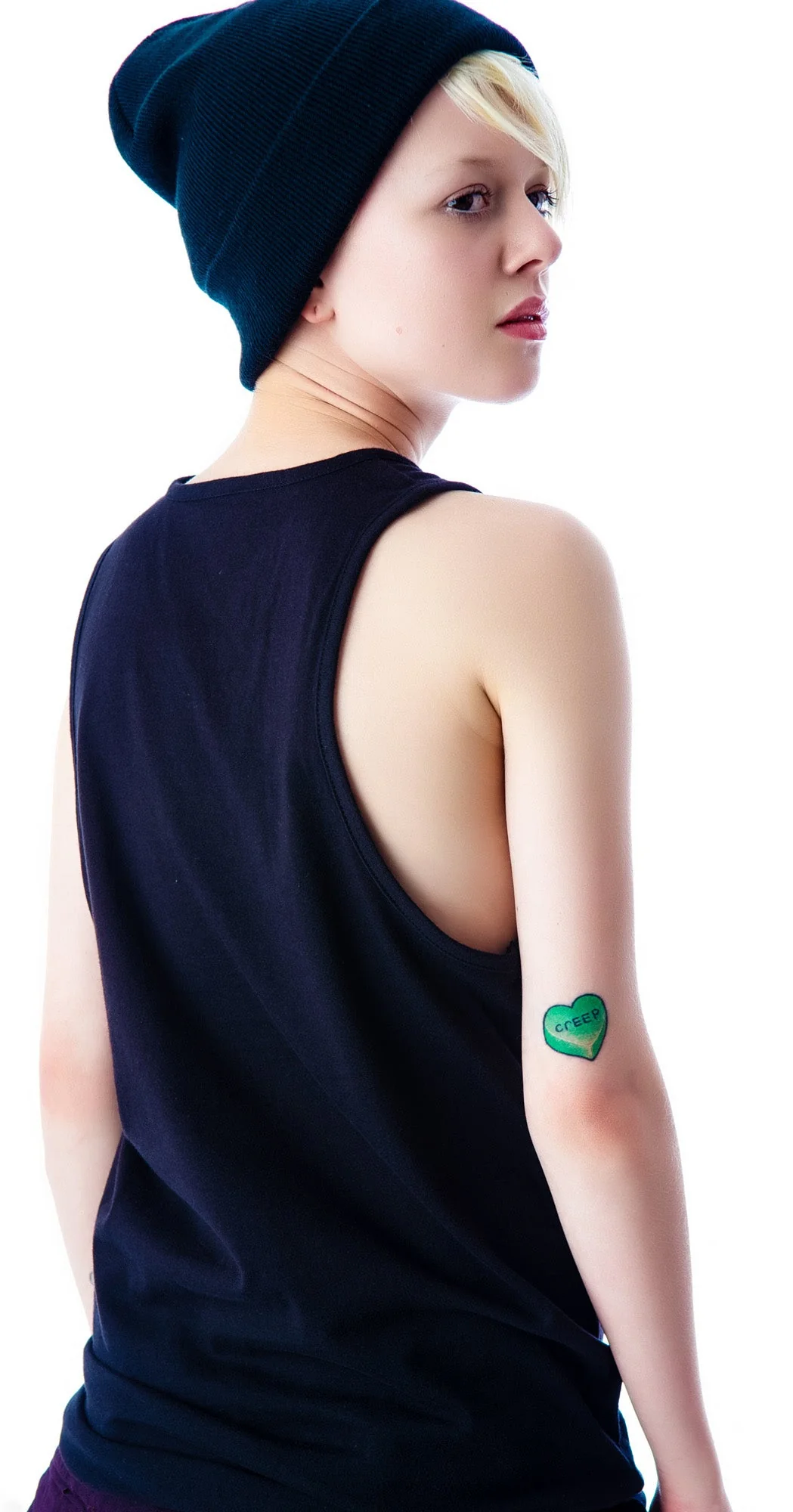 Weed Bone Tank Top - White - Image 3