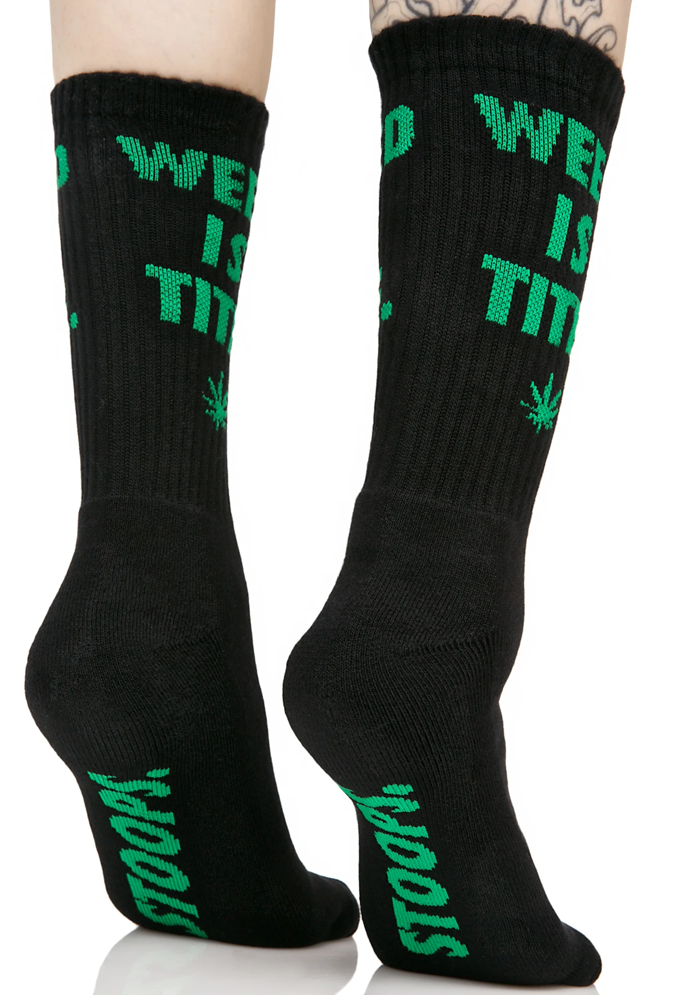Weed Is Tite Crew Sock - Image 5