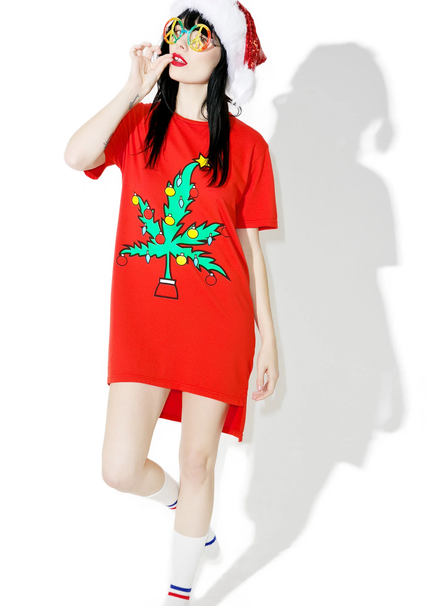 Weed Tree Hi Lo Tee - Image 4