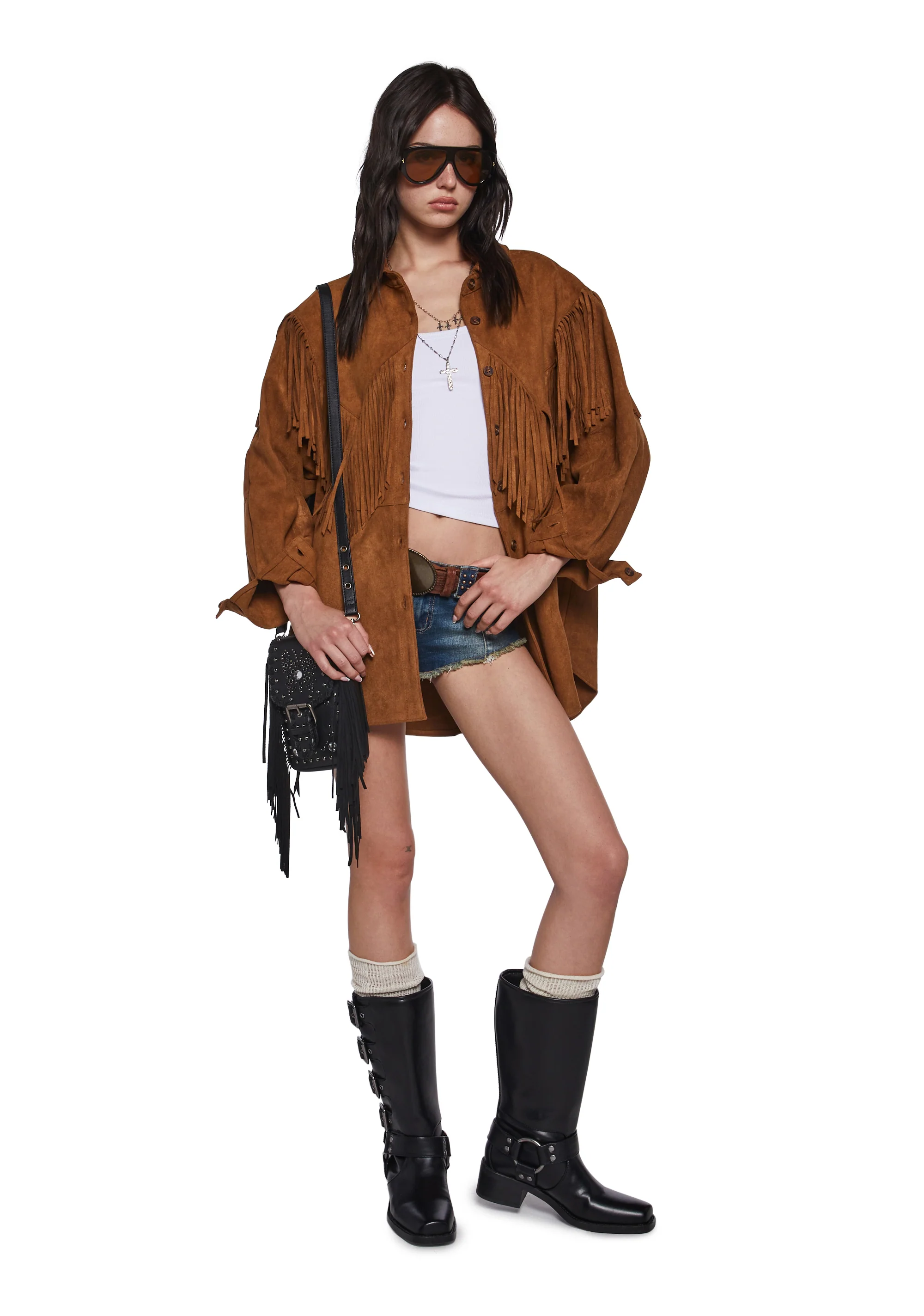 Western Sky Fringe Jacket - Image 2
